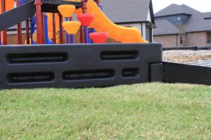 4' Black Plastic Playground Timbers
