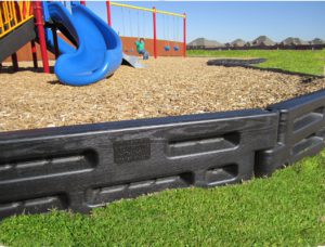 4' Black Plastic Playground Timbers