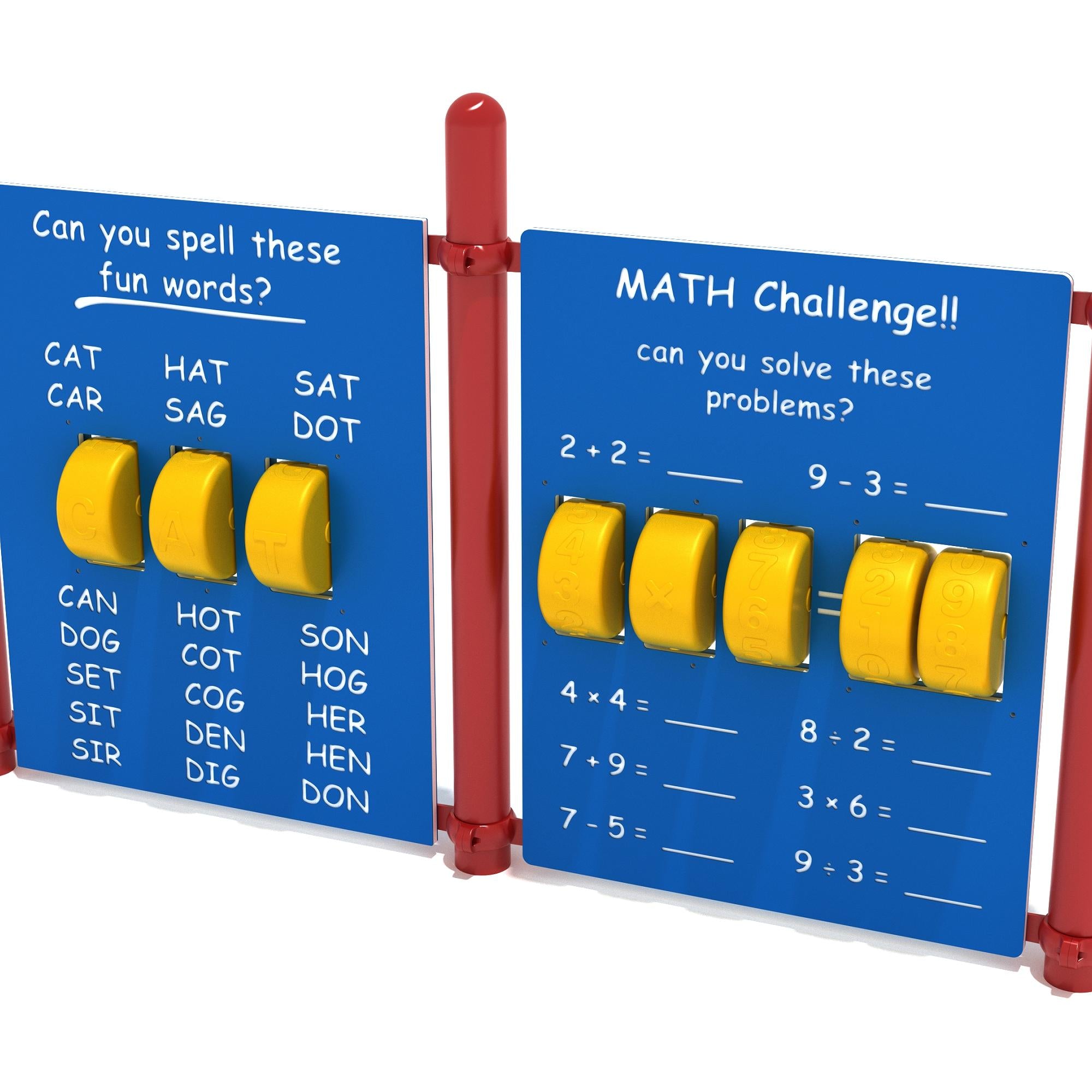 Learning Junction with Posts commercial playground equipment