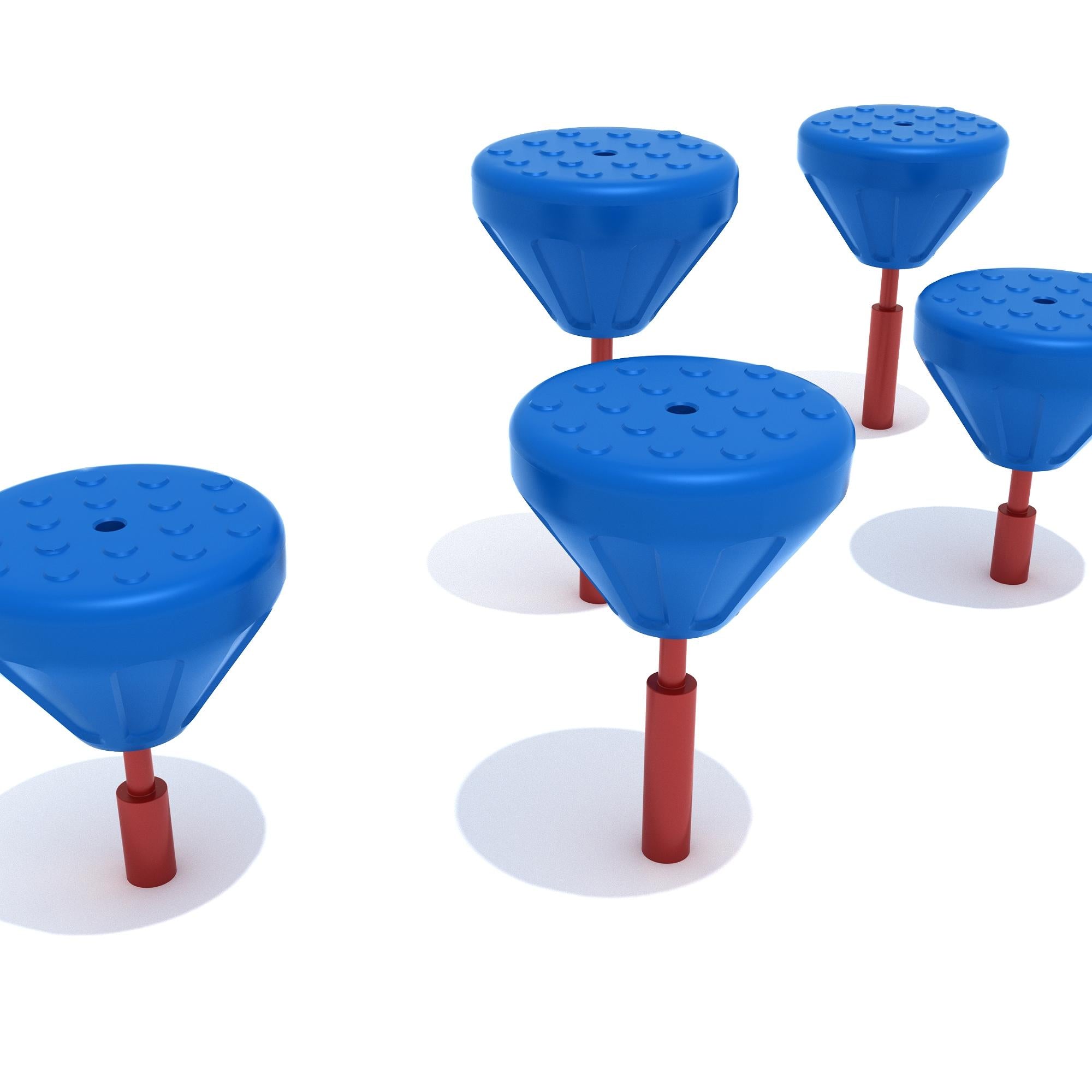 Pebble Balance Course commercial playground equipment
