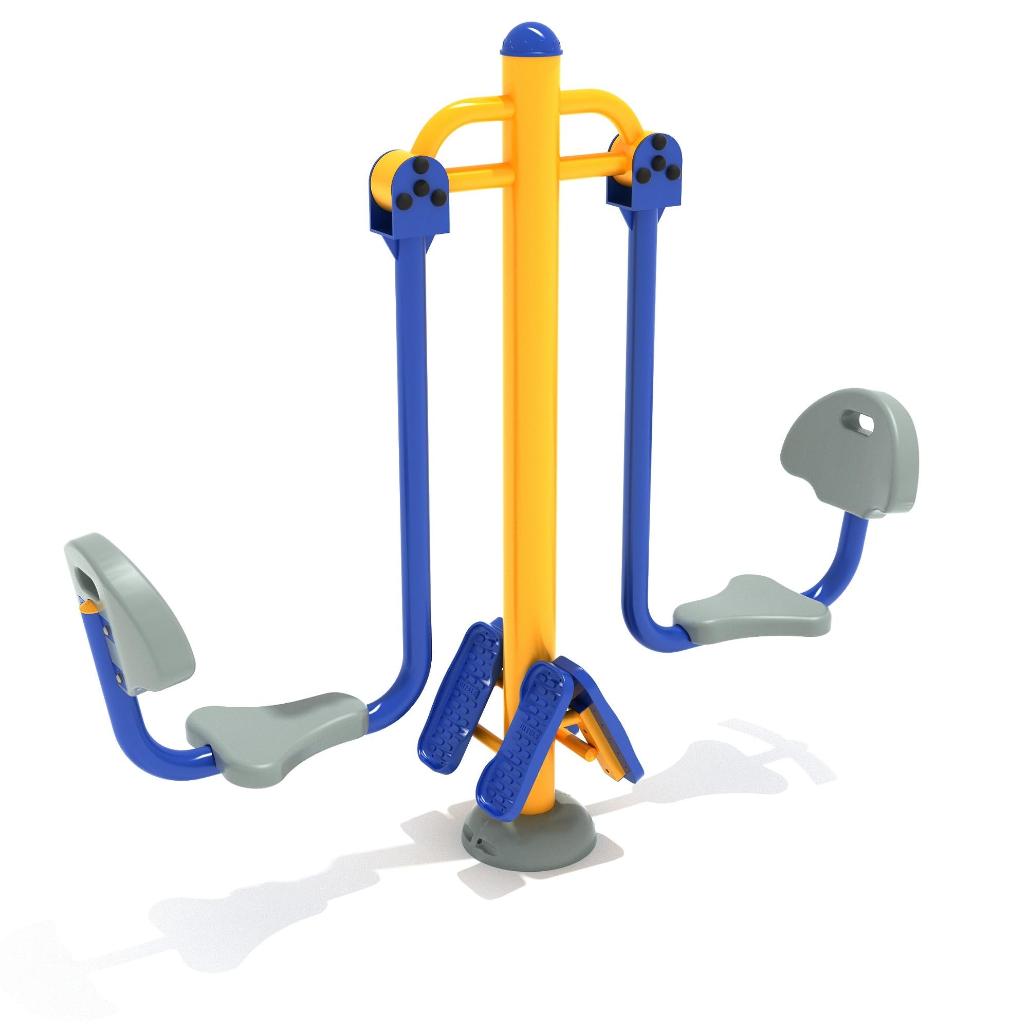 Leg Press: Double Station commercial playground equipment