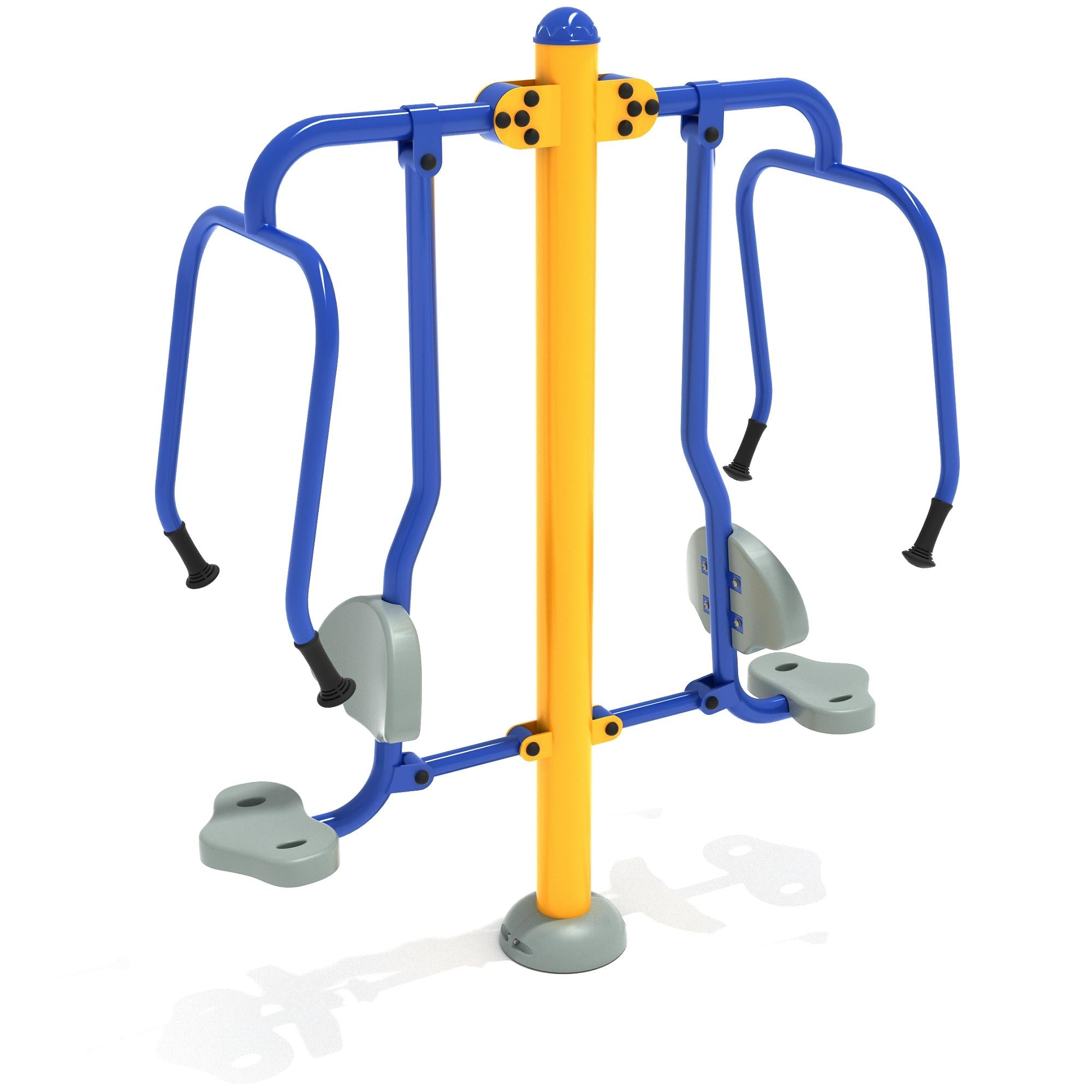 Chest Press: Double Station commercial playground equipment