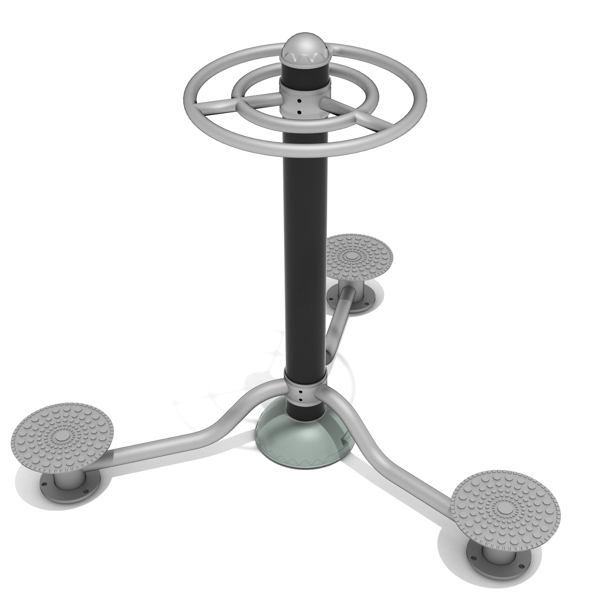 Torso Twist: Triple Station commercial playground equipment