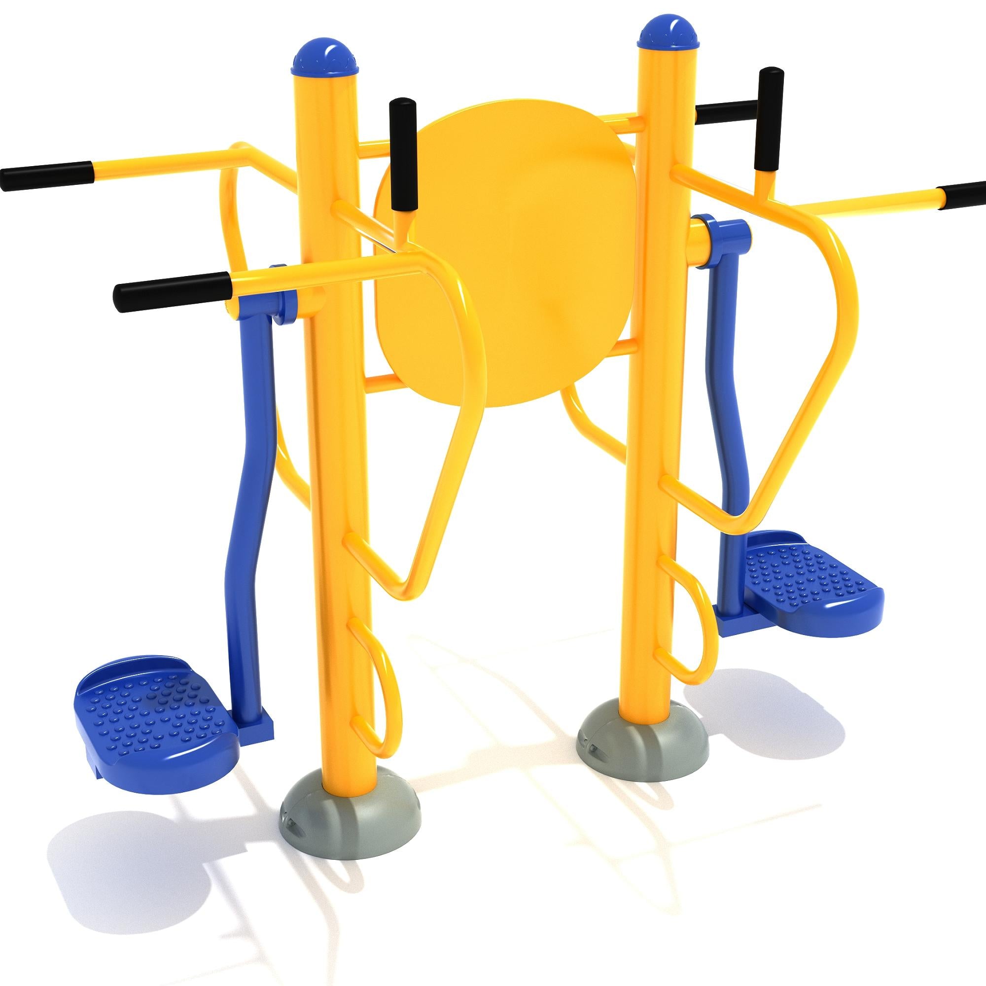 Pendulum Swing with Leg Lift: Double Station commercial playground equipment