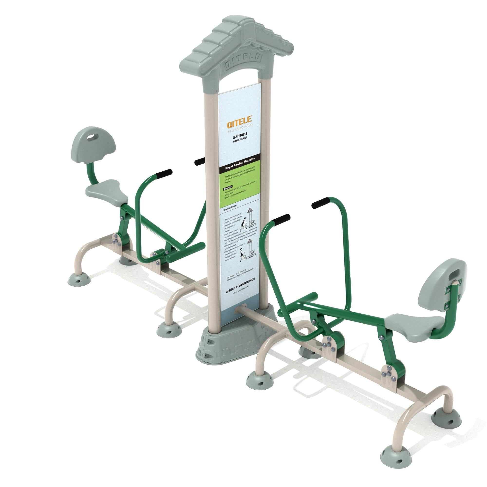 Rower: Royal Double Station commercial playground equipment