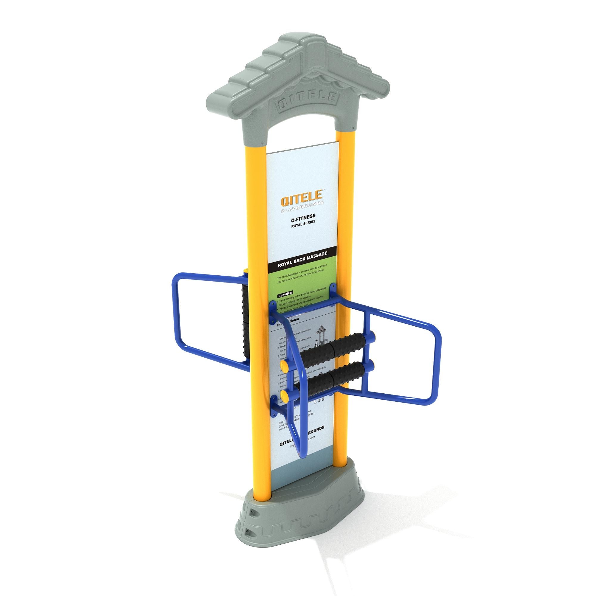 Back Massage: Royal Double Station commercial playground equipment