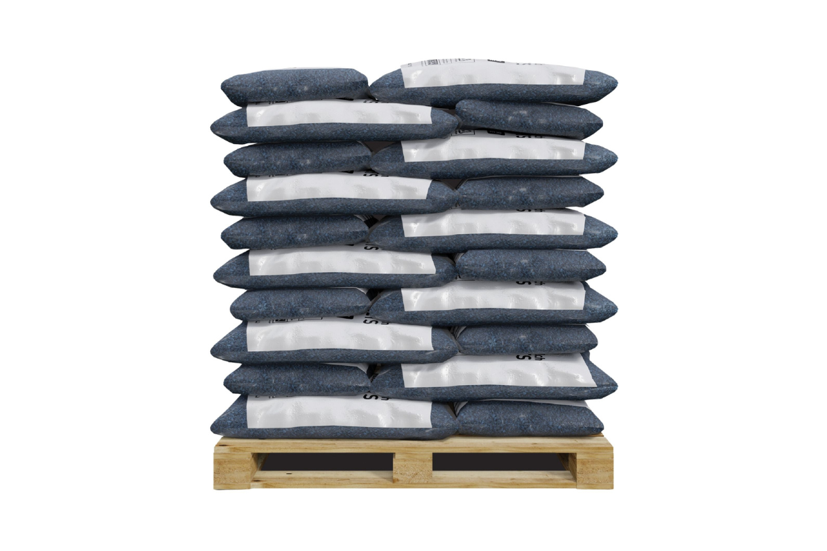 Blue Rubber Playground Mulch