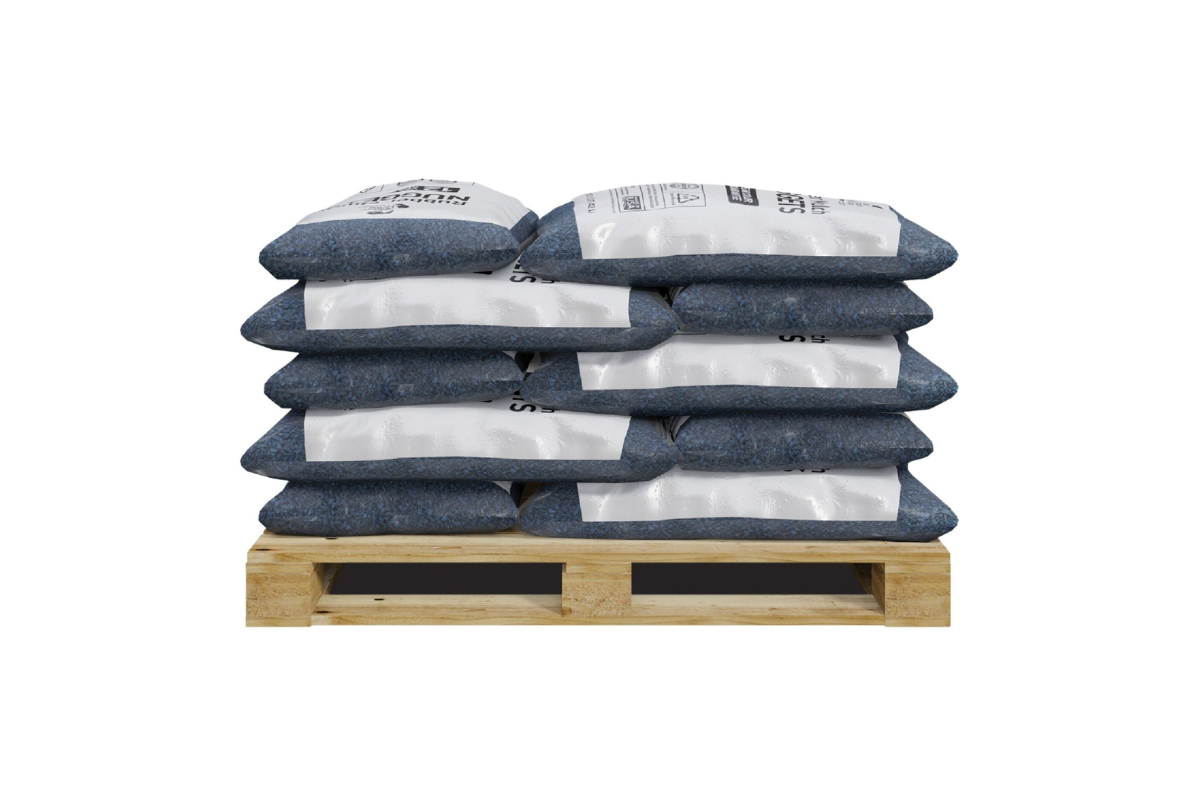 Blue Rubber Playground Mulch