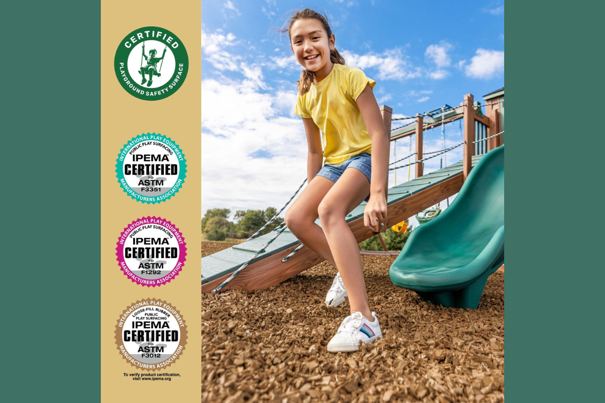 Cypress Rubber Playground Mulch