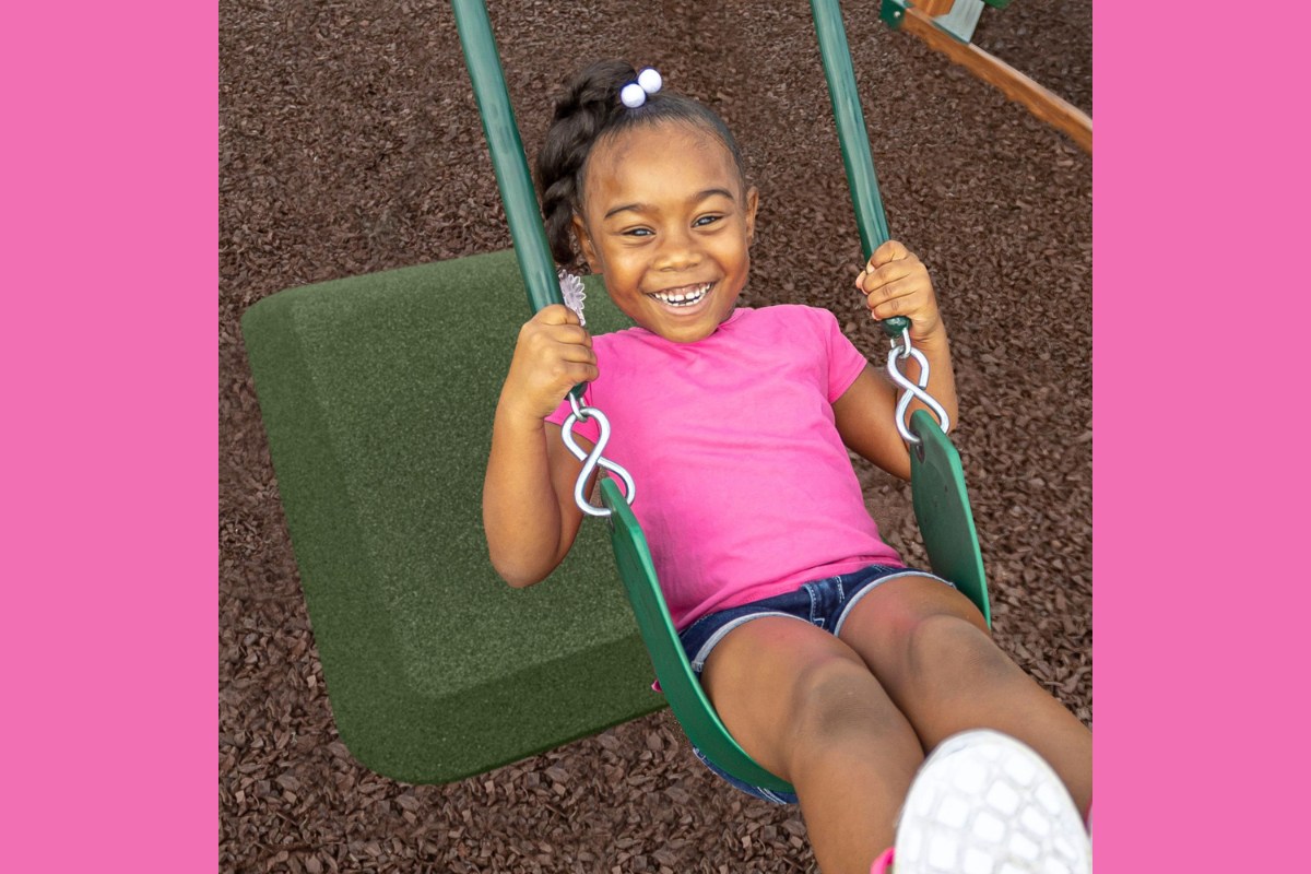 Green Rubber Playground Wear Mat