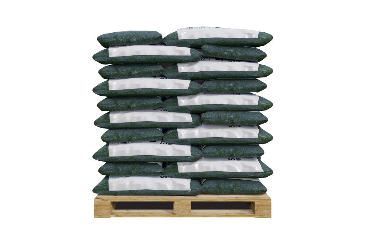 Green Rubber Playground Mulch