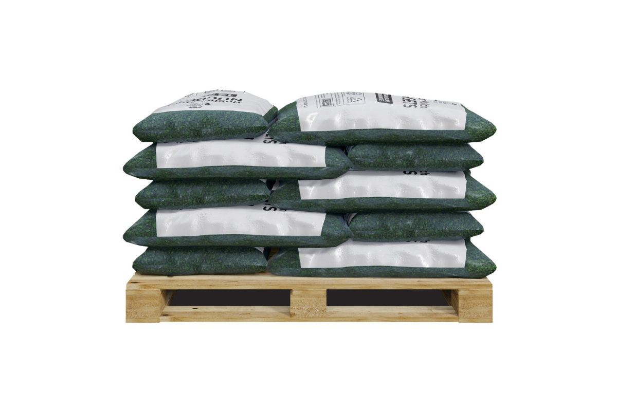 Green Rubber Playground Mulch