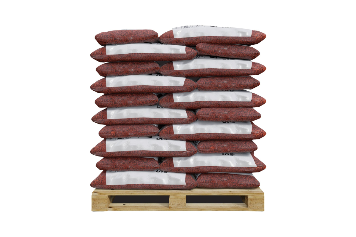 Red Rubber Playground Mulch