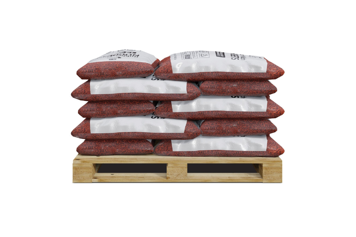 Red Rubber Playground Mulch