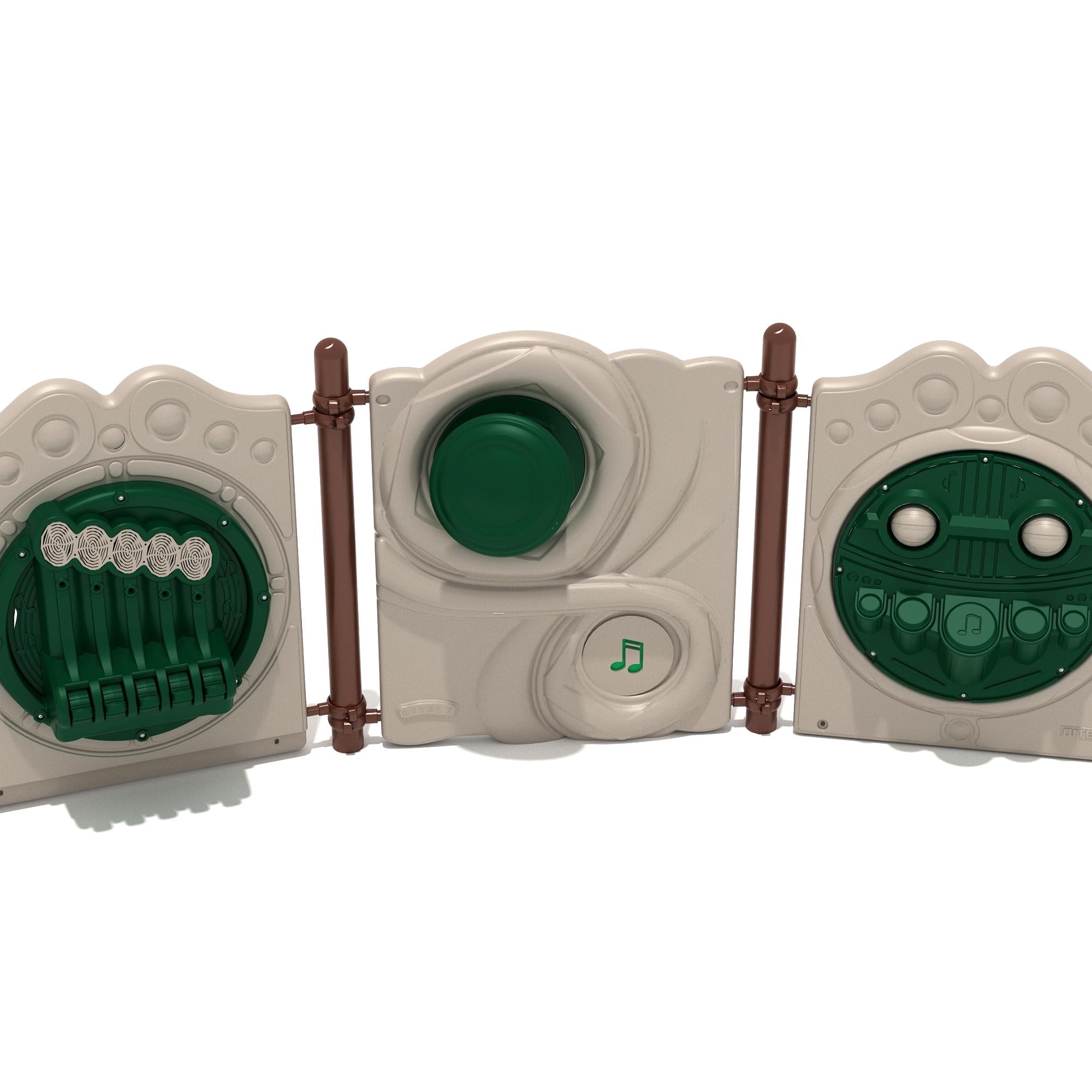 Musical Activity Panel Set of 3 — Includes Drum Beats Panel, Percussion Panel, Chime Panel commercial playground equipment