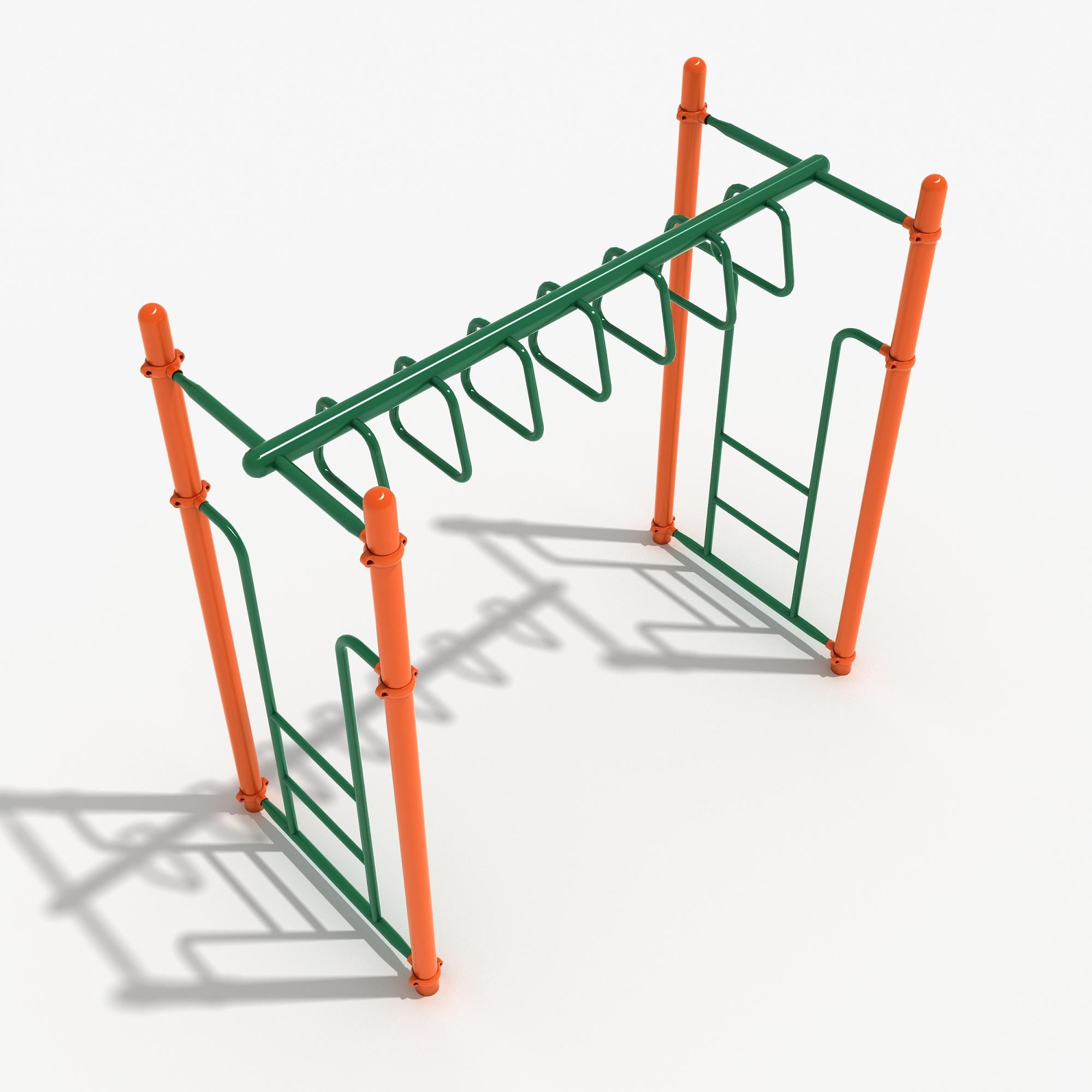 Straight Trapezoid Loop Ladder commercial playground equipment