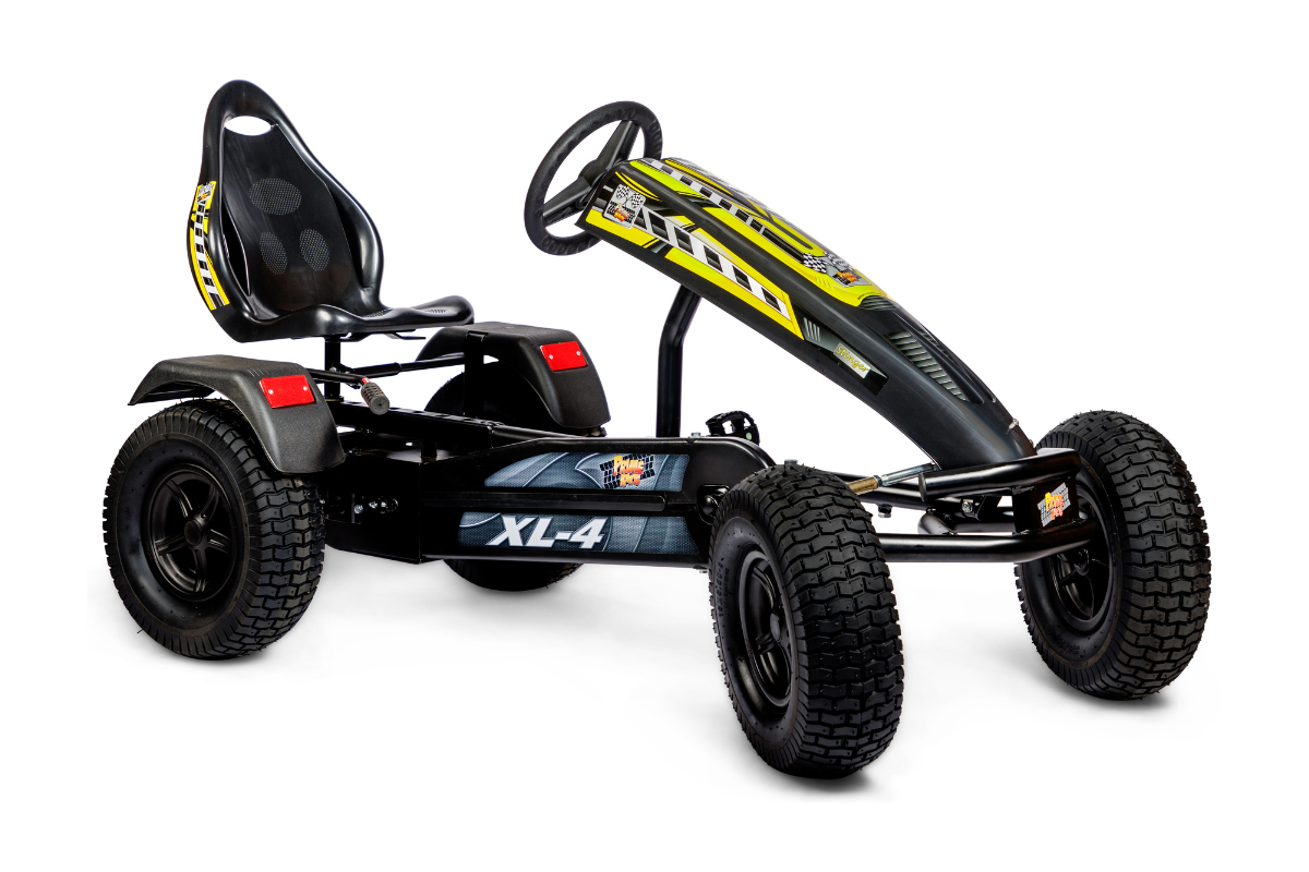 Prime Karts XL-4 PRO Charger Yellow Commercial Pedal Kart product image