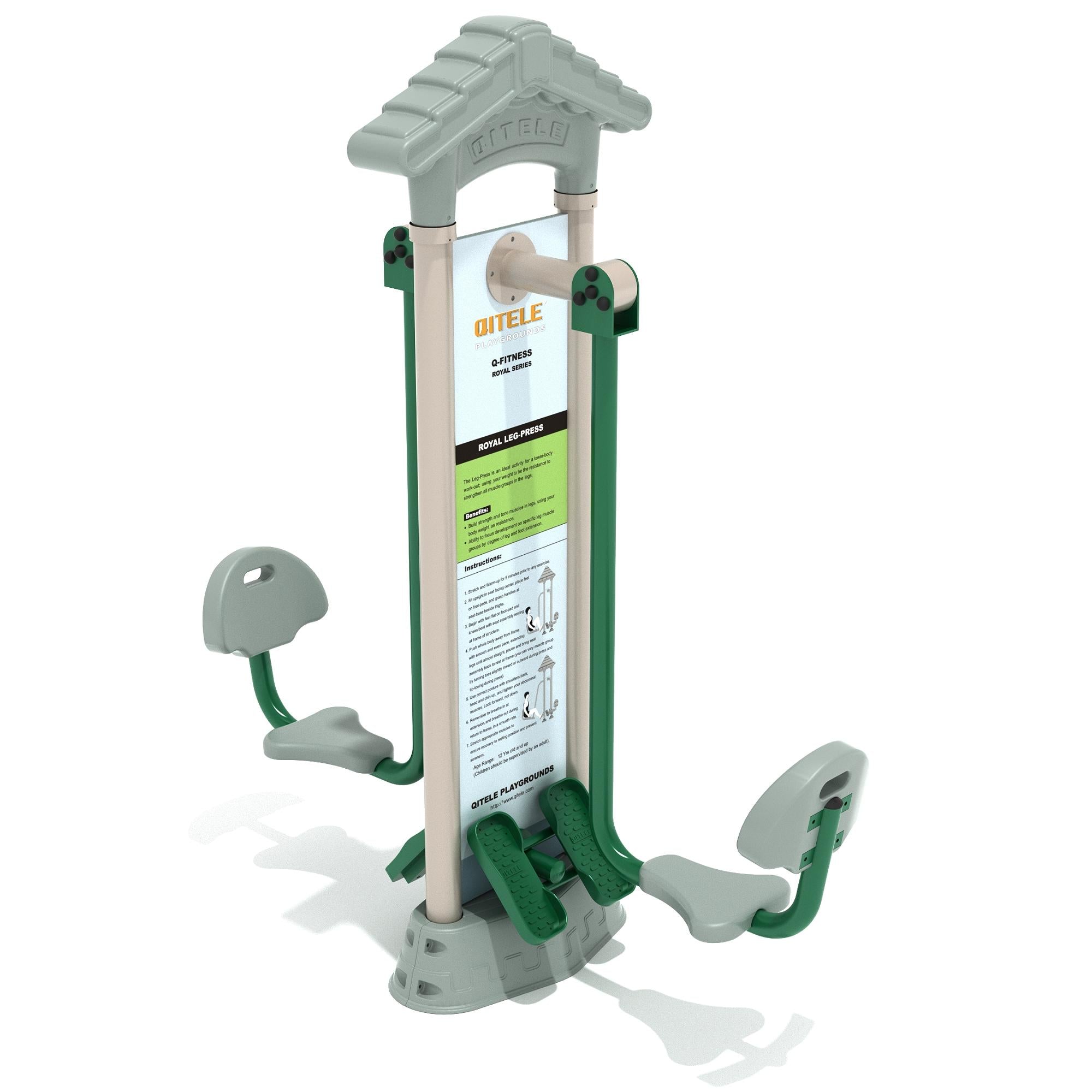 Leg Press: Royal Double Station commercial playground equipment