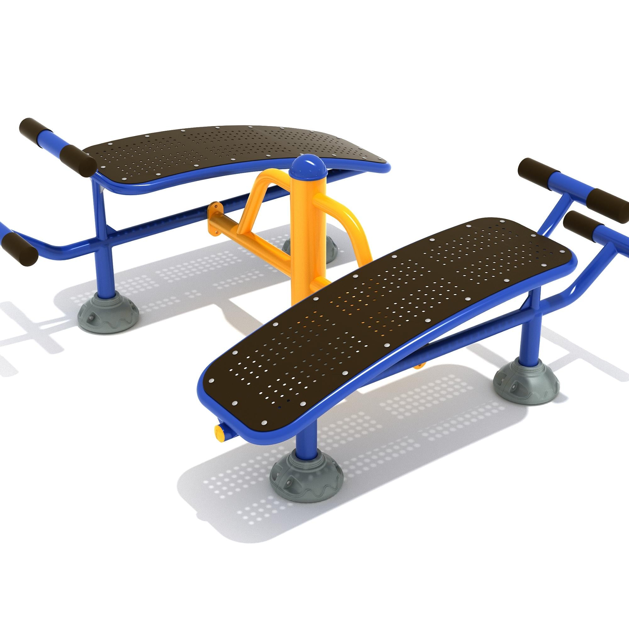 Sit Up Bench: Double Station commercial playground equipment