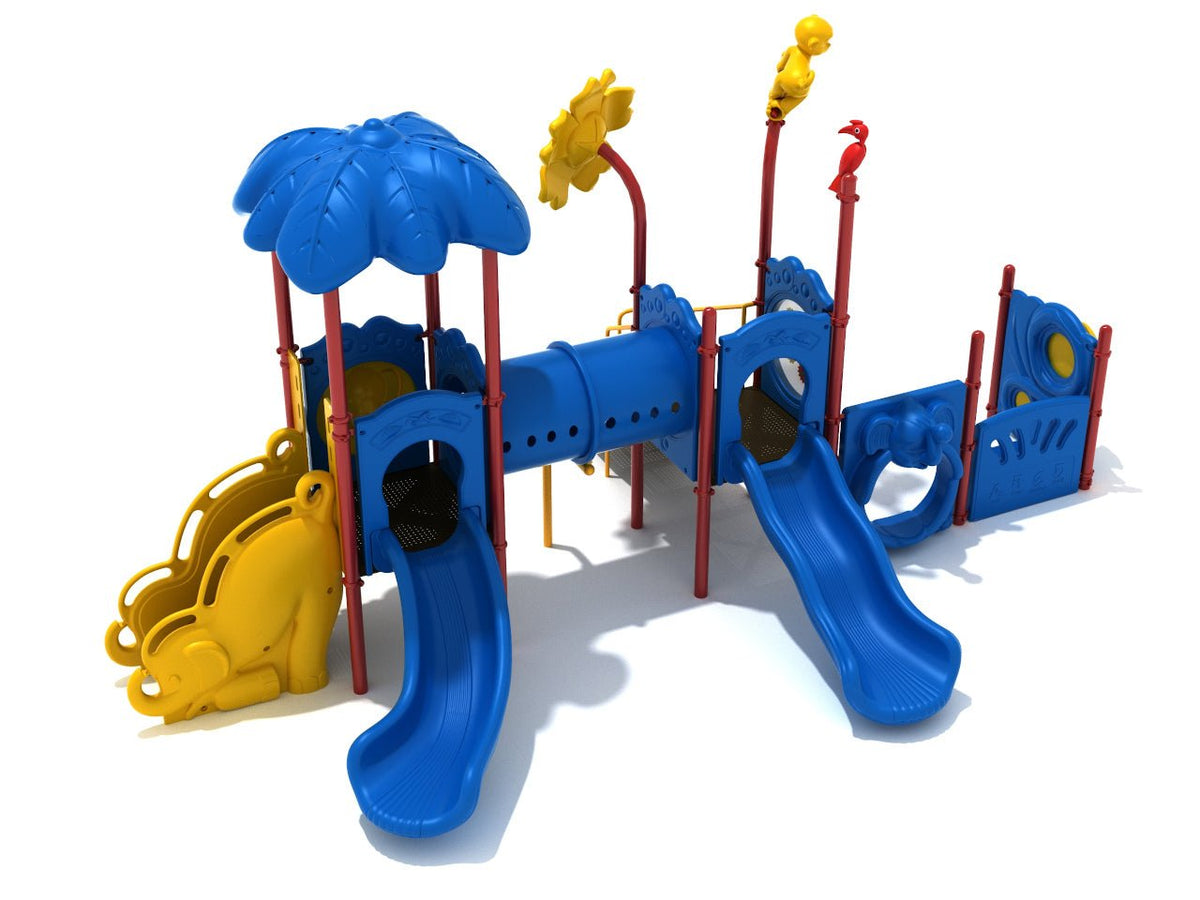 Cedar Rapids Commercial Playground alternate view - Lakefront Splash