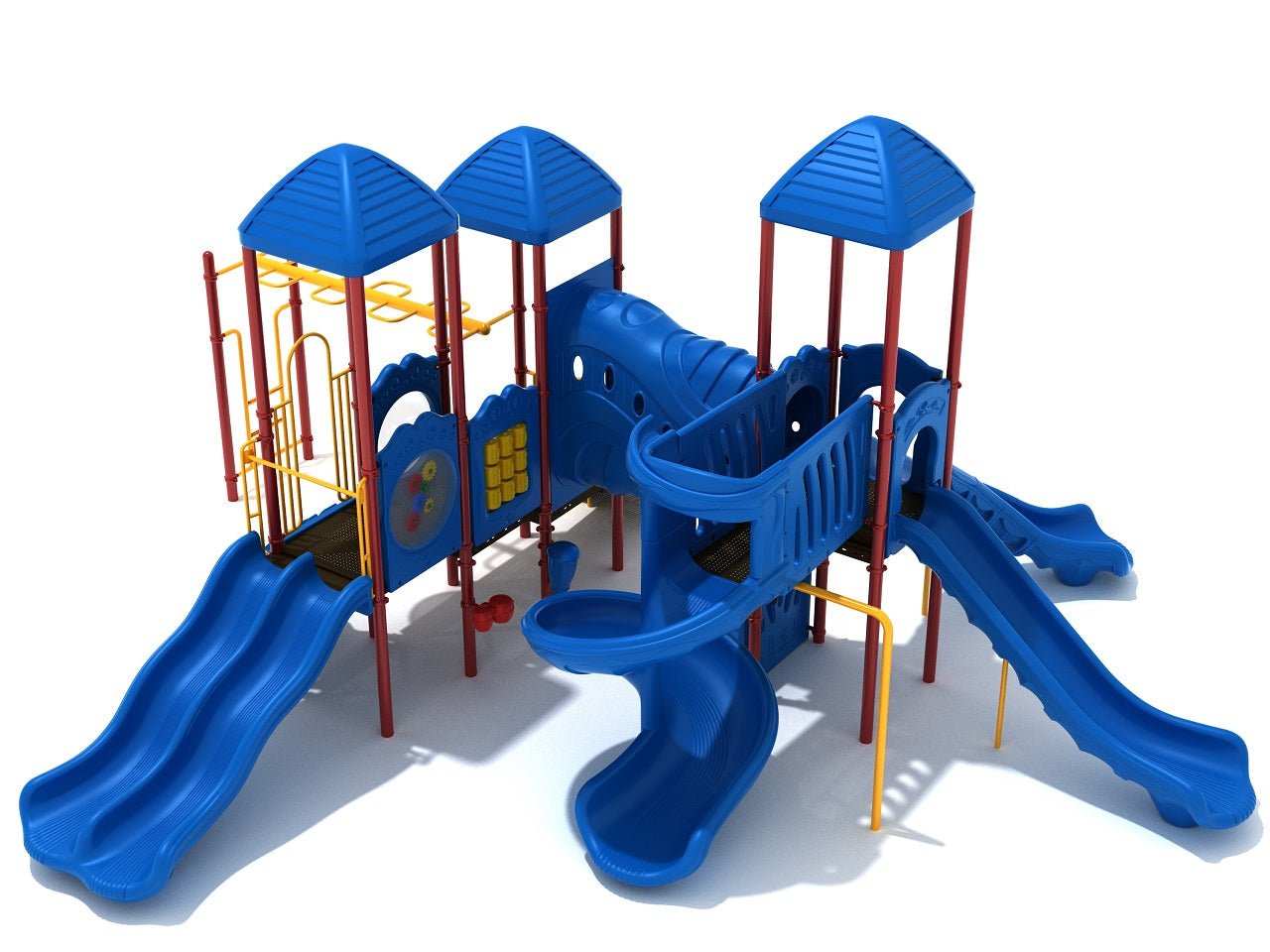 Electric City Commercial Playground alternate view - Lakefront Splash
