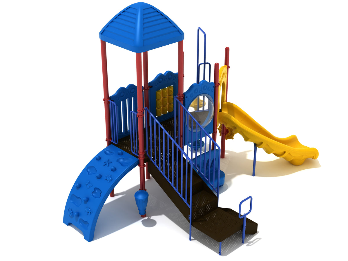 Diamond Head commercial playground in Primary colors, alternate view