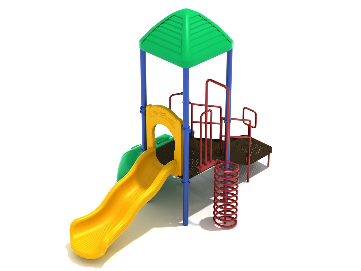 Port Liberty commercial playground in Primary colors, alternate view