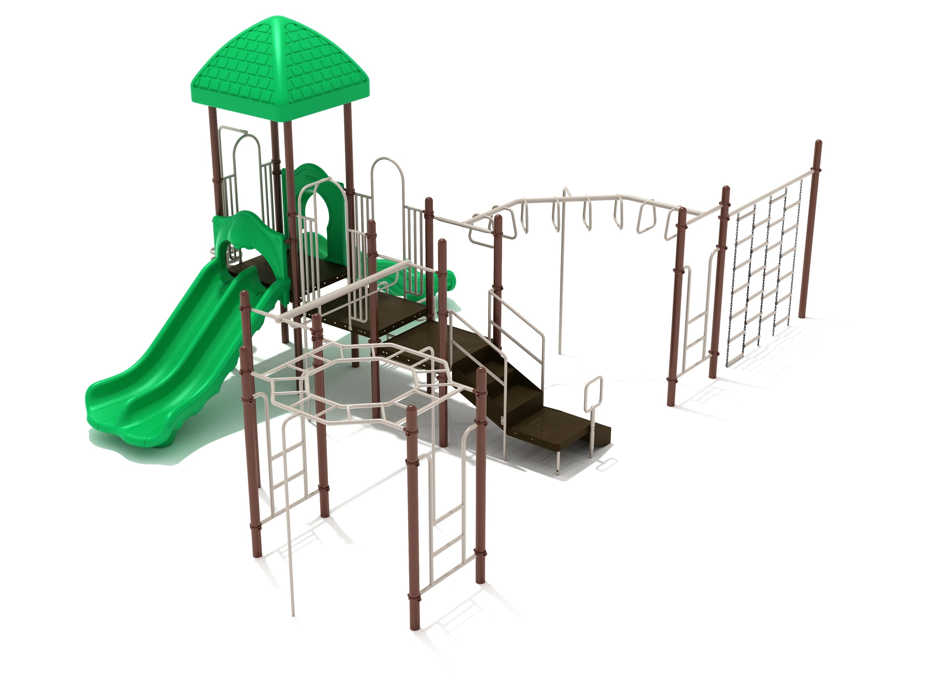 Grosse Pointe Commercial Playground alternate view - Backwoods Retreat