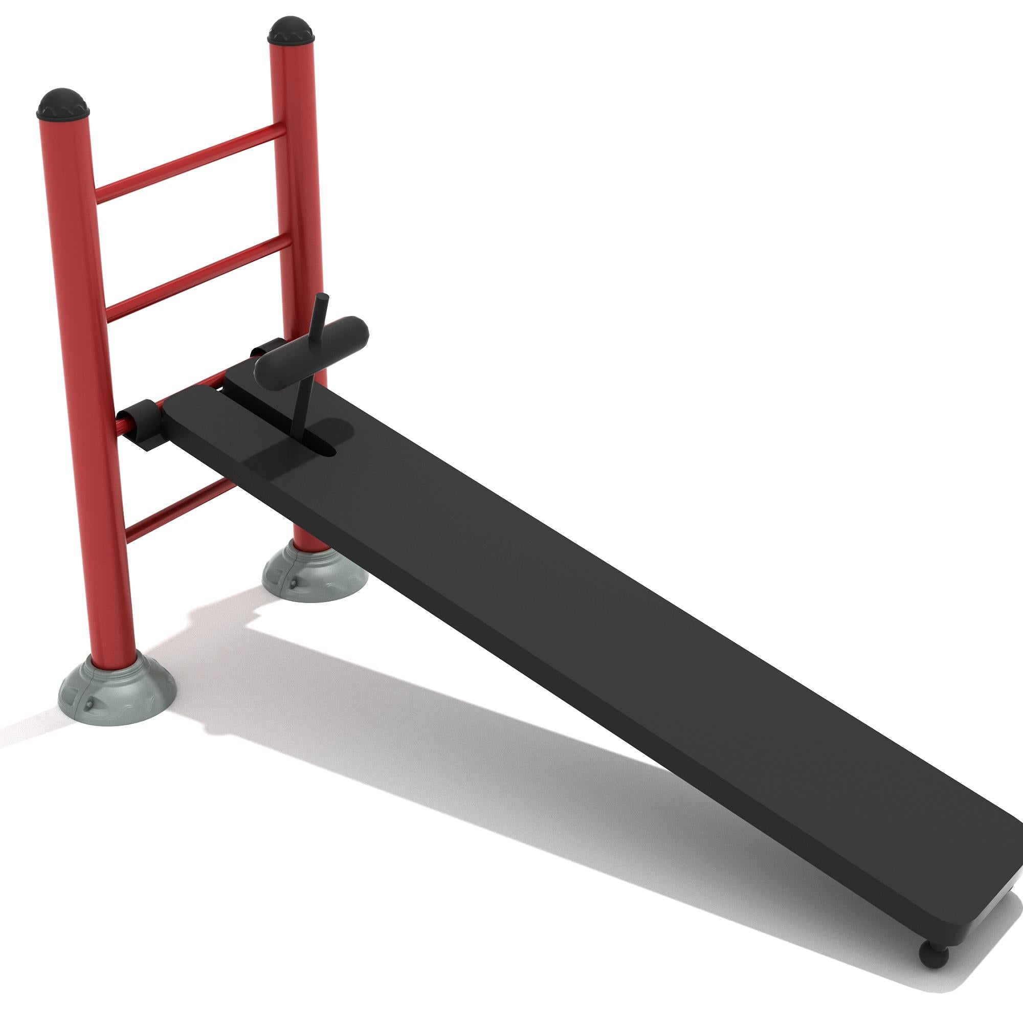 Adjustable Sit Up Bench: Single Station commercial playground equipment