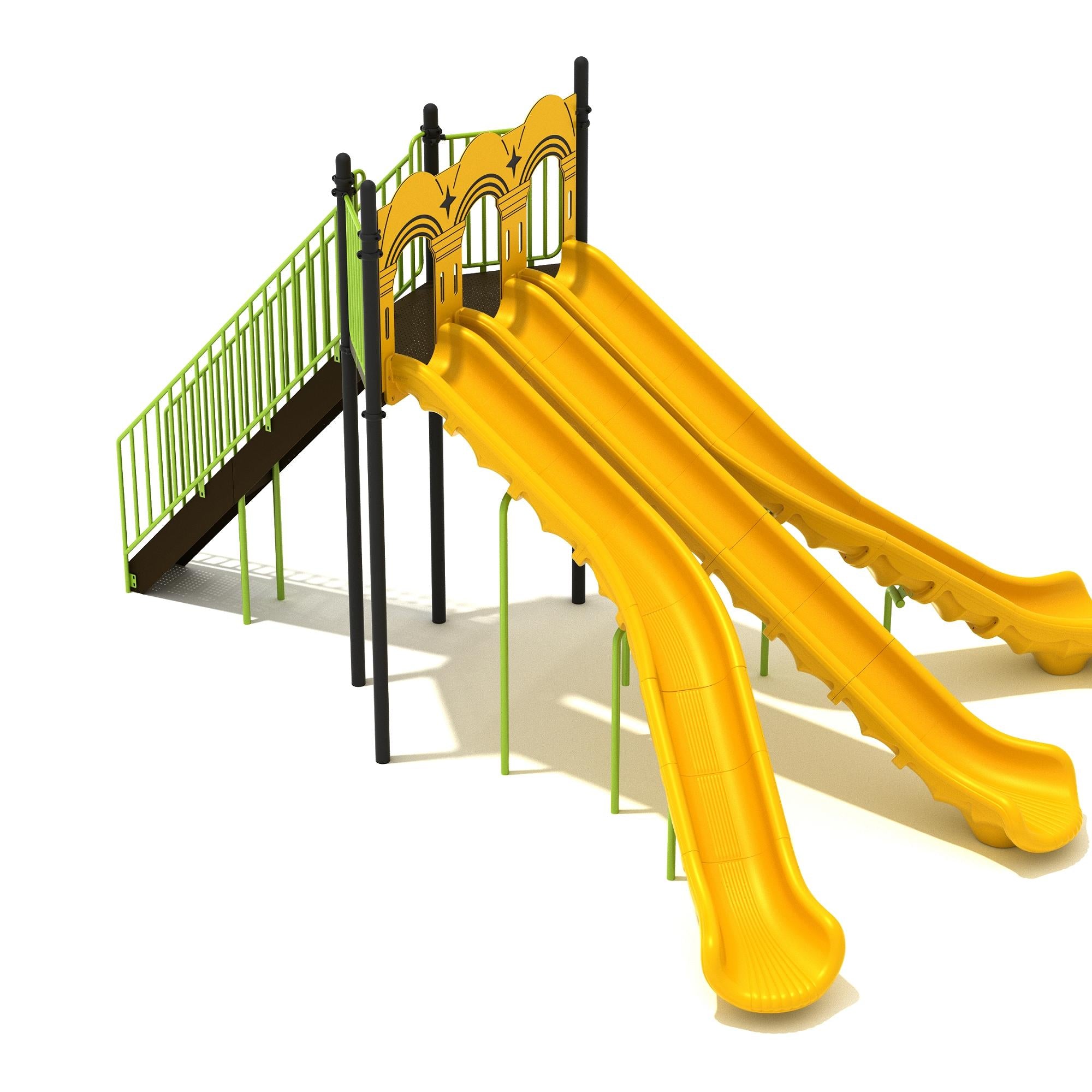 8-Foot Triple Sectional Split commercial playground equipment