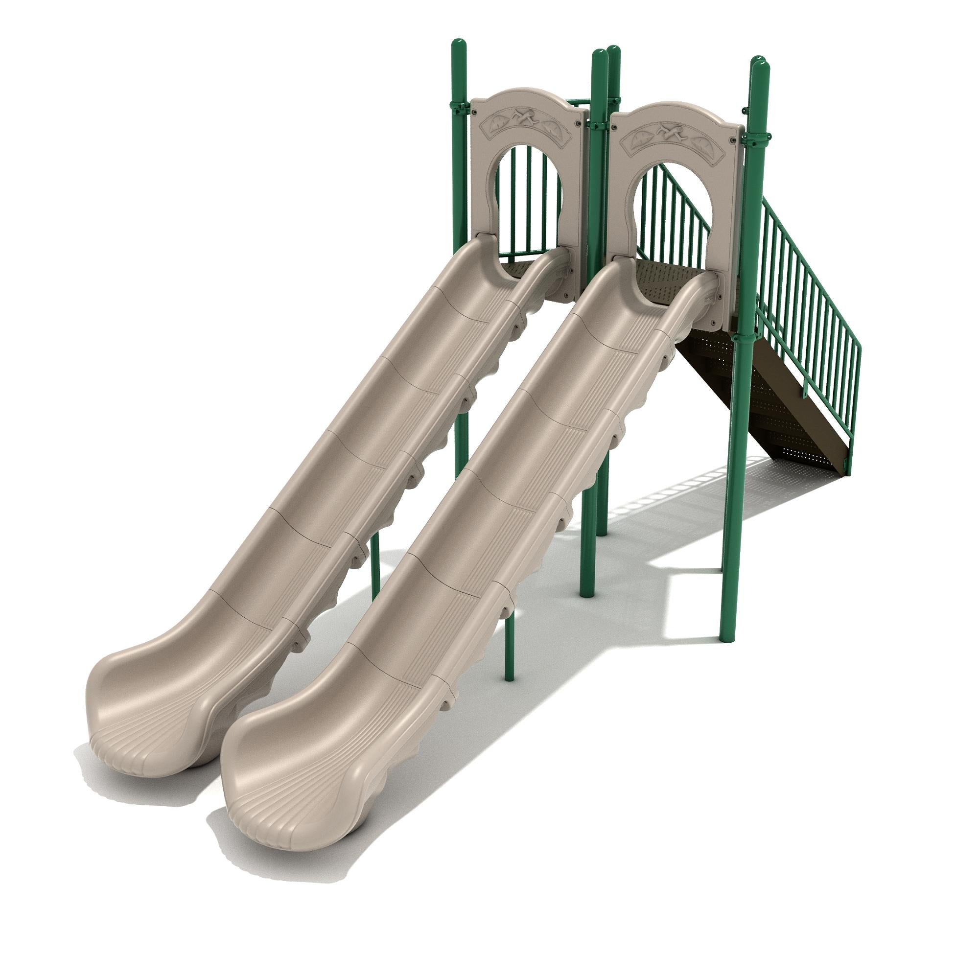 6-Foot Double Sectional Straight Slide commercial playground equipment