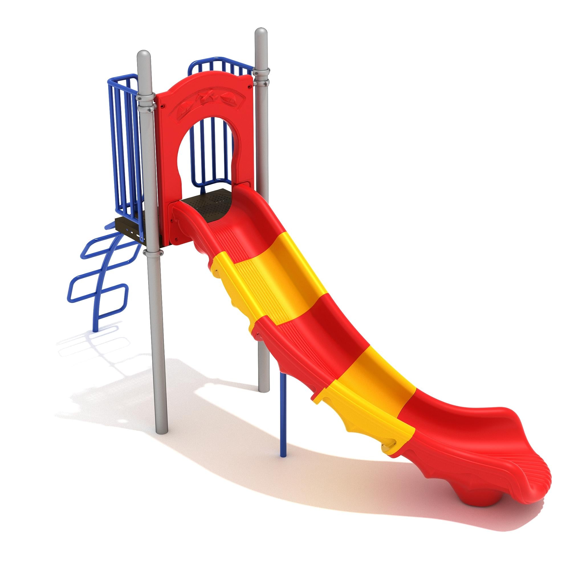 5-Foot Slide with Snake Climber commercial playground equipment