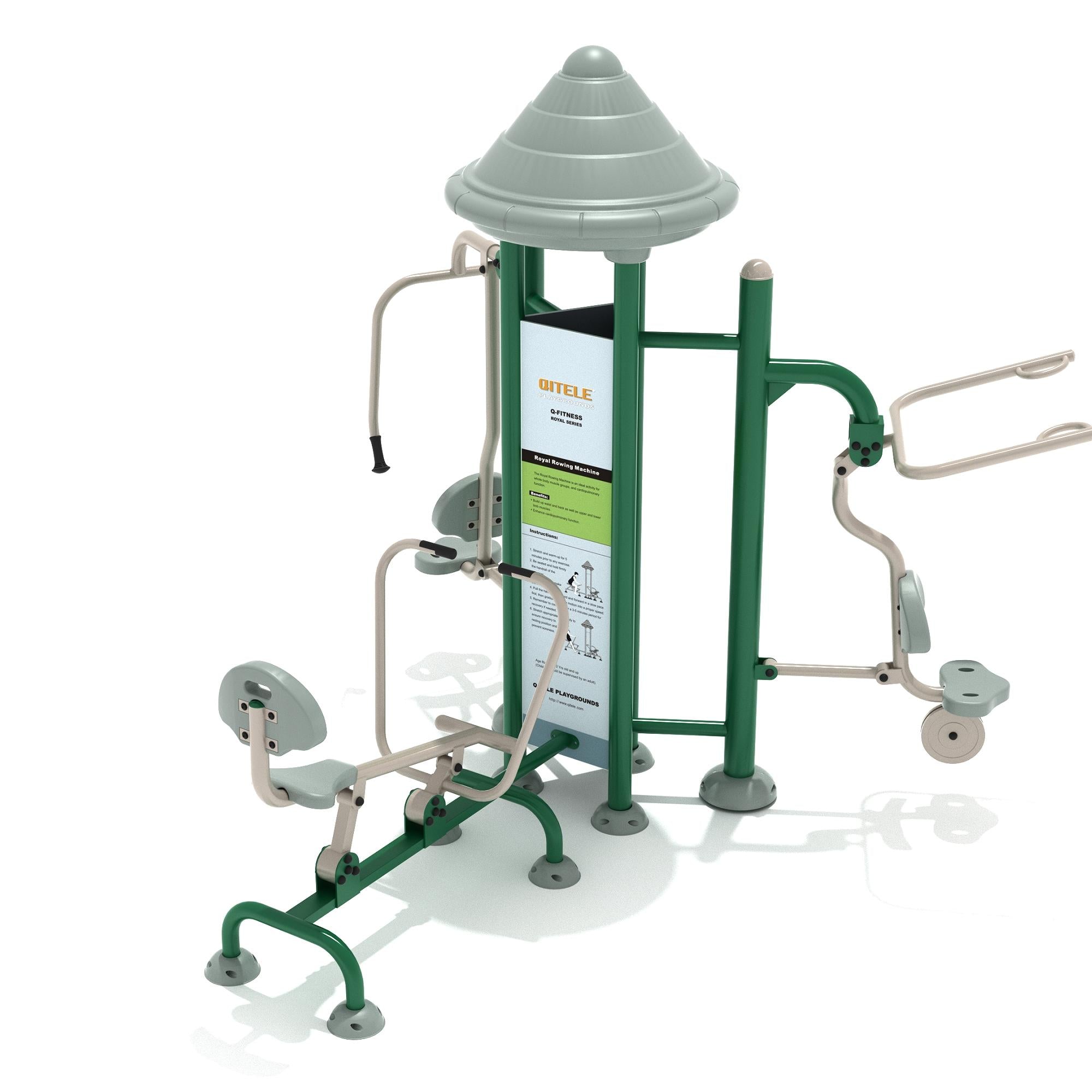 Upper Body Combo: Royal Triple Station commercial playground equipment