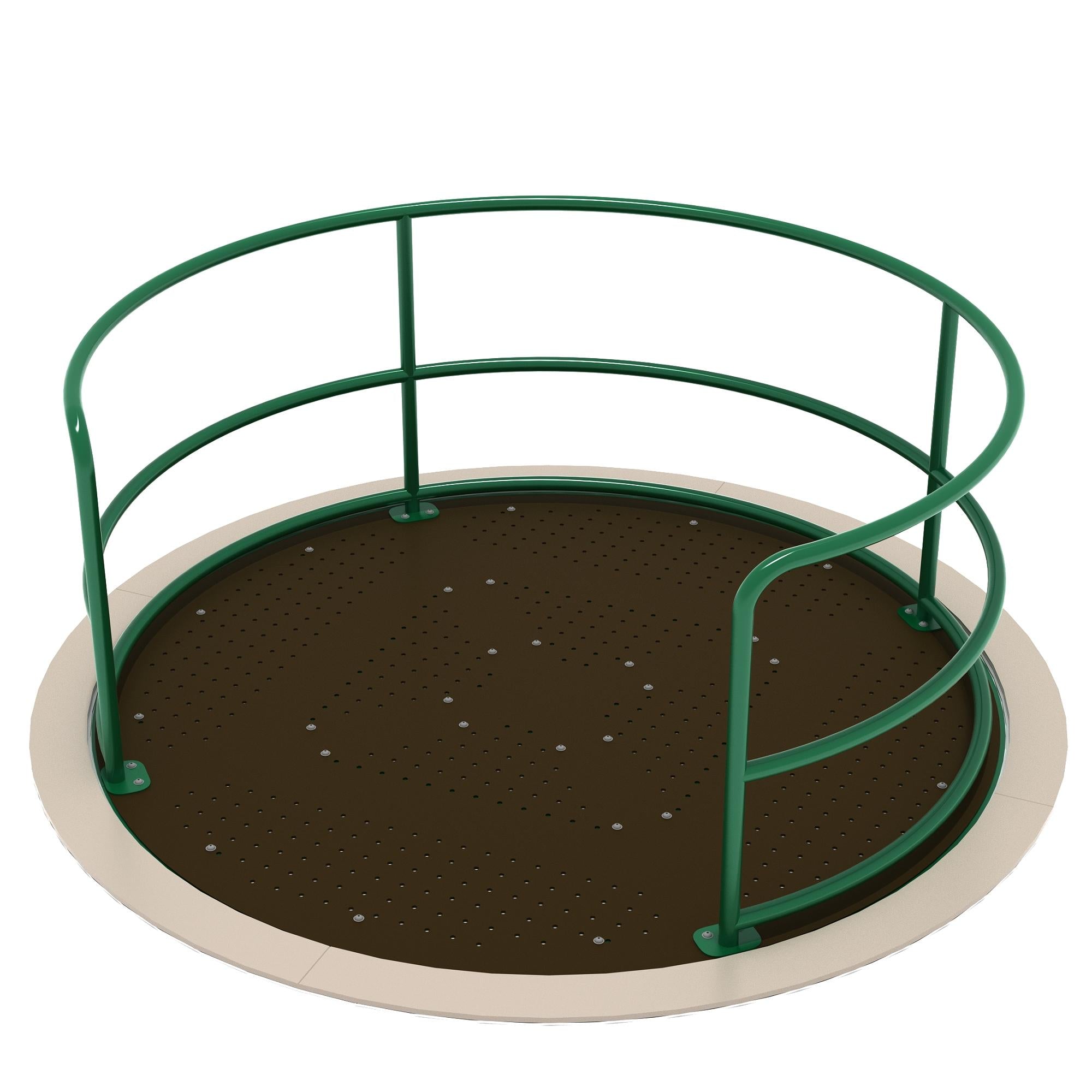 One Wheelchair Capacity Accessible ADA Merry Go Round commercial playground equipment