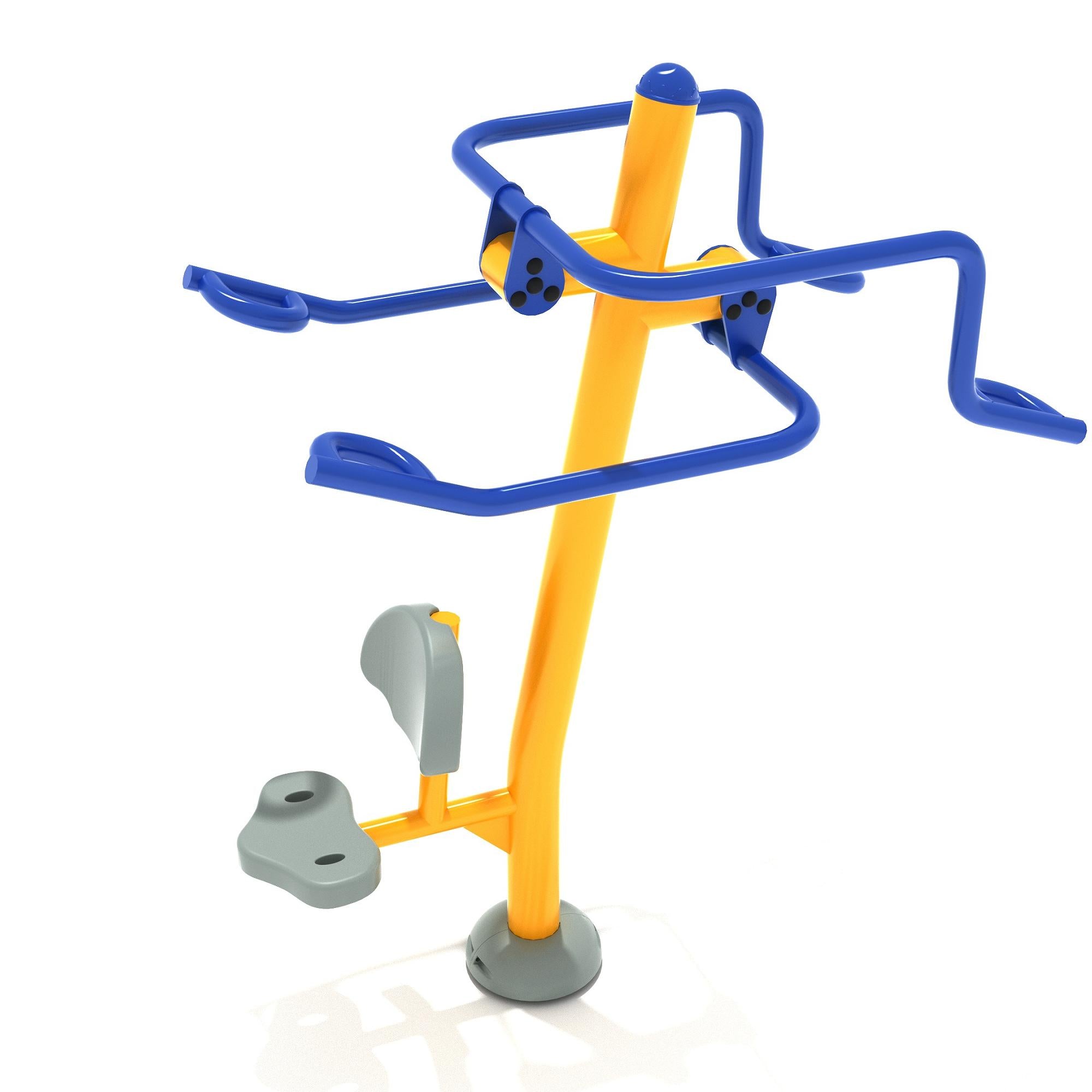 Accessible Double Station Lat Pull Down commercial playground equipment