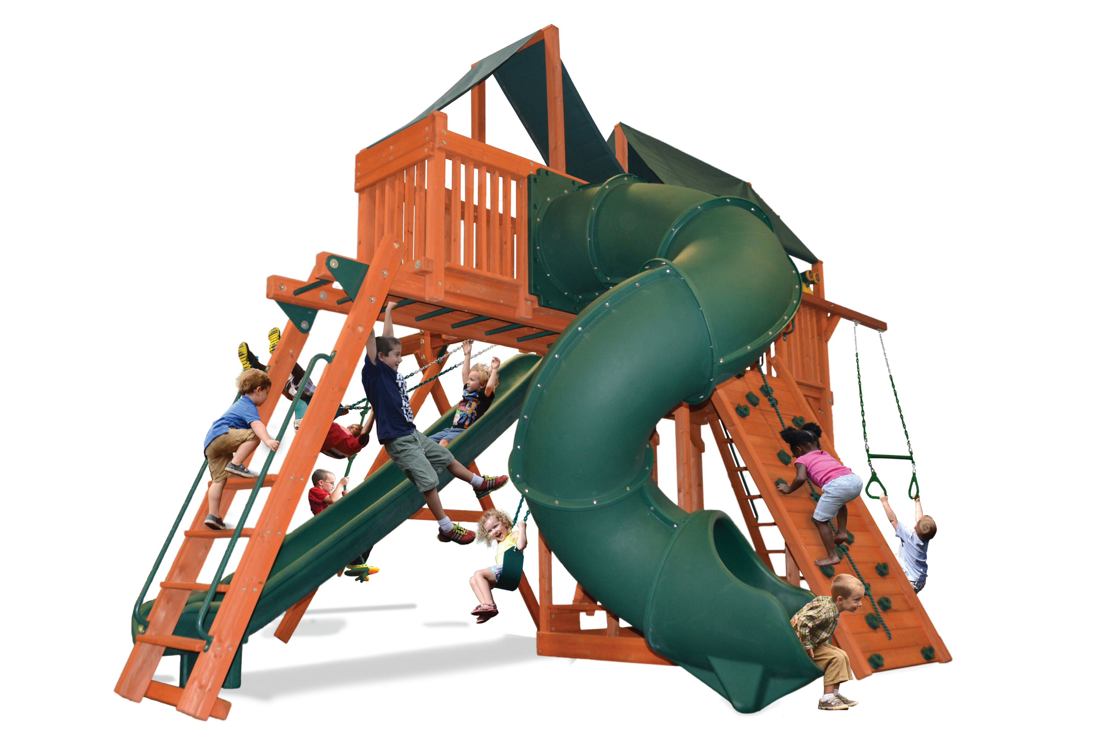 Forts with Spiral Slides