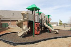 4' Black Plastic Playground Timbers