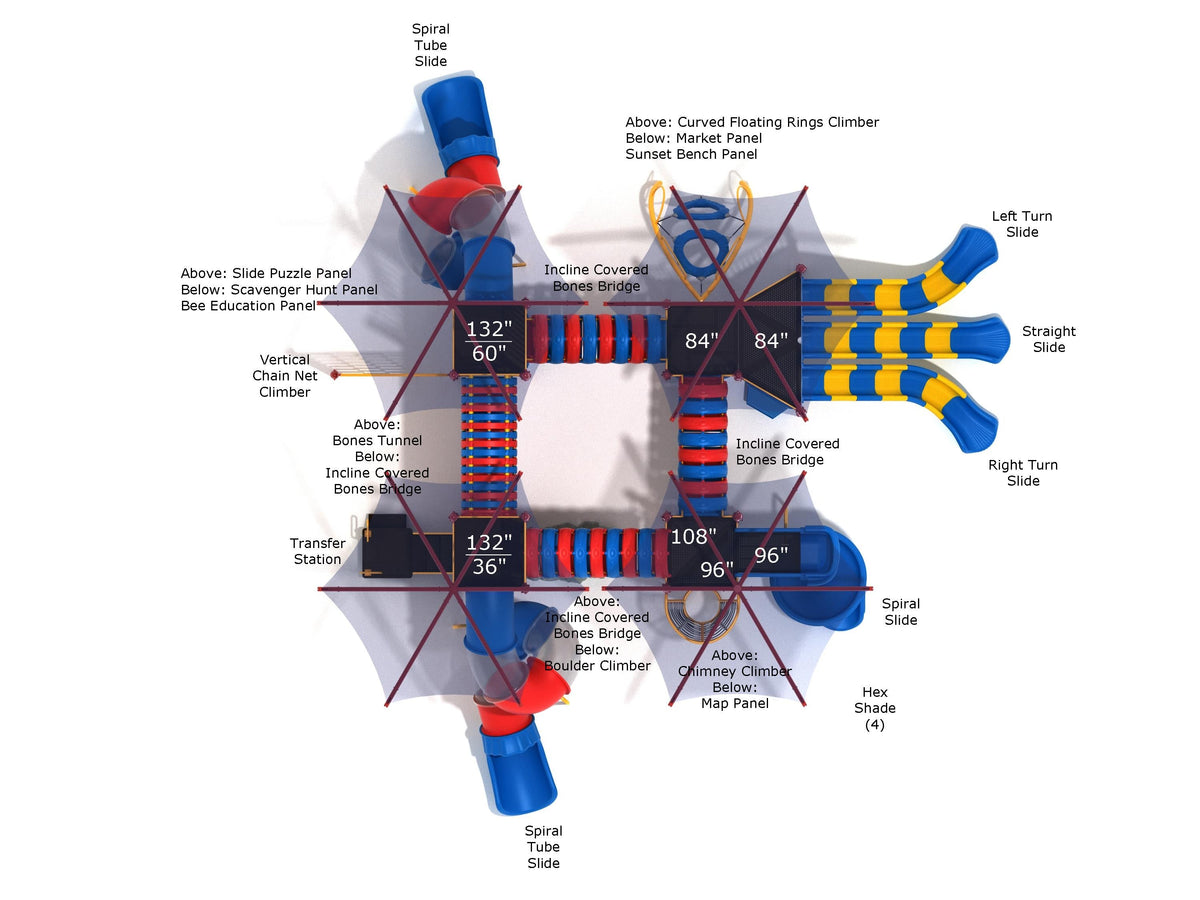 Azure Aurora Primary detailed overhead view