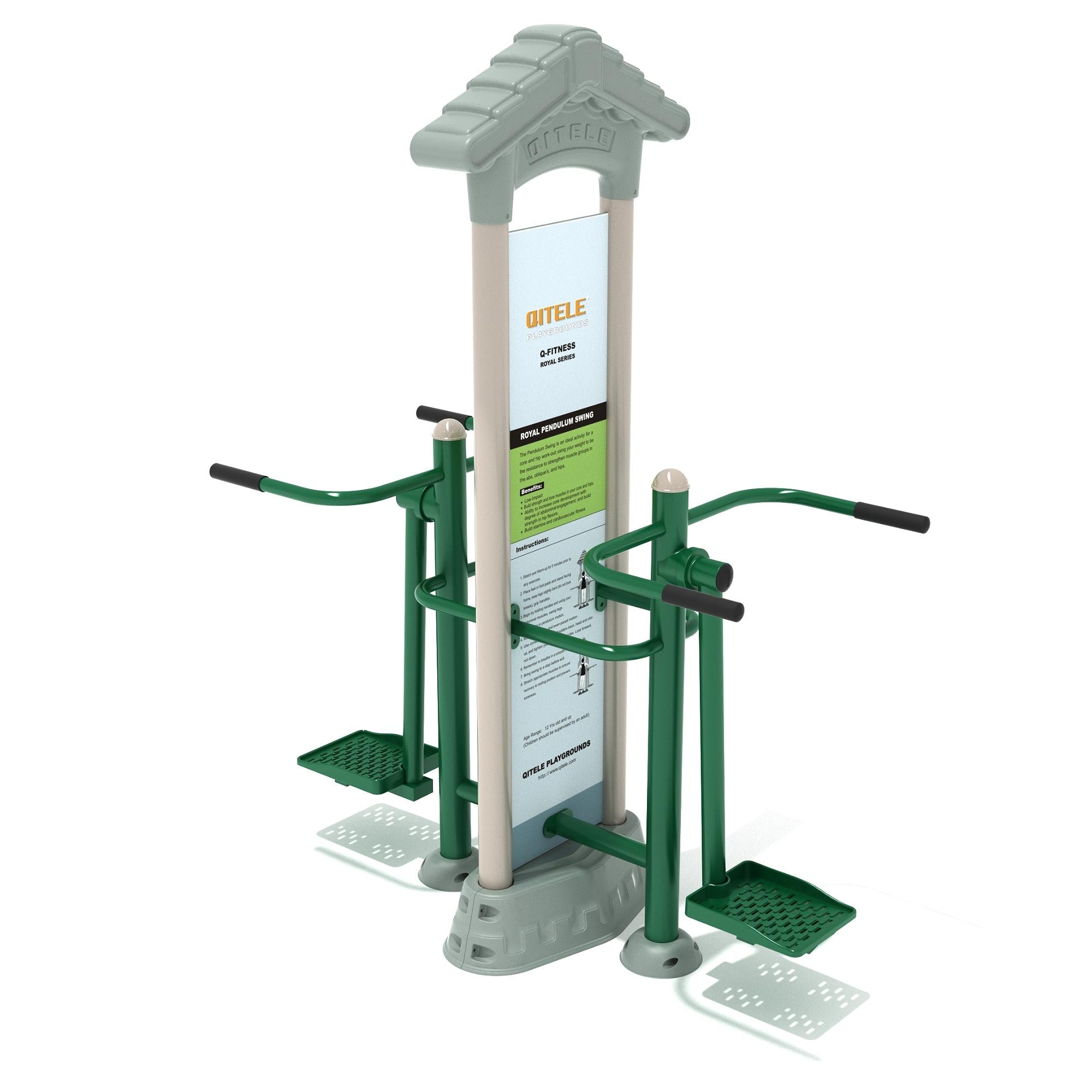 Pendulum Swing: Royal Double Station commercial playground equipment