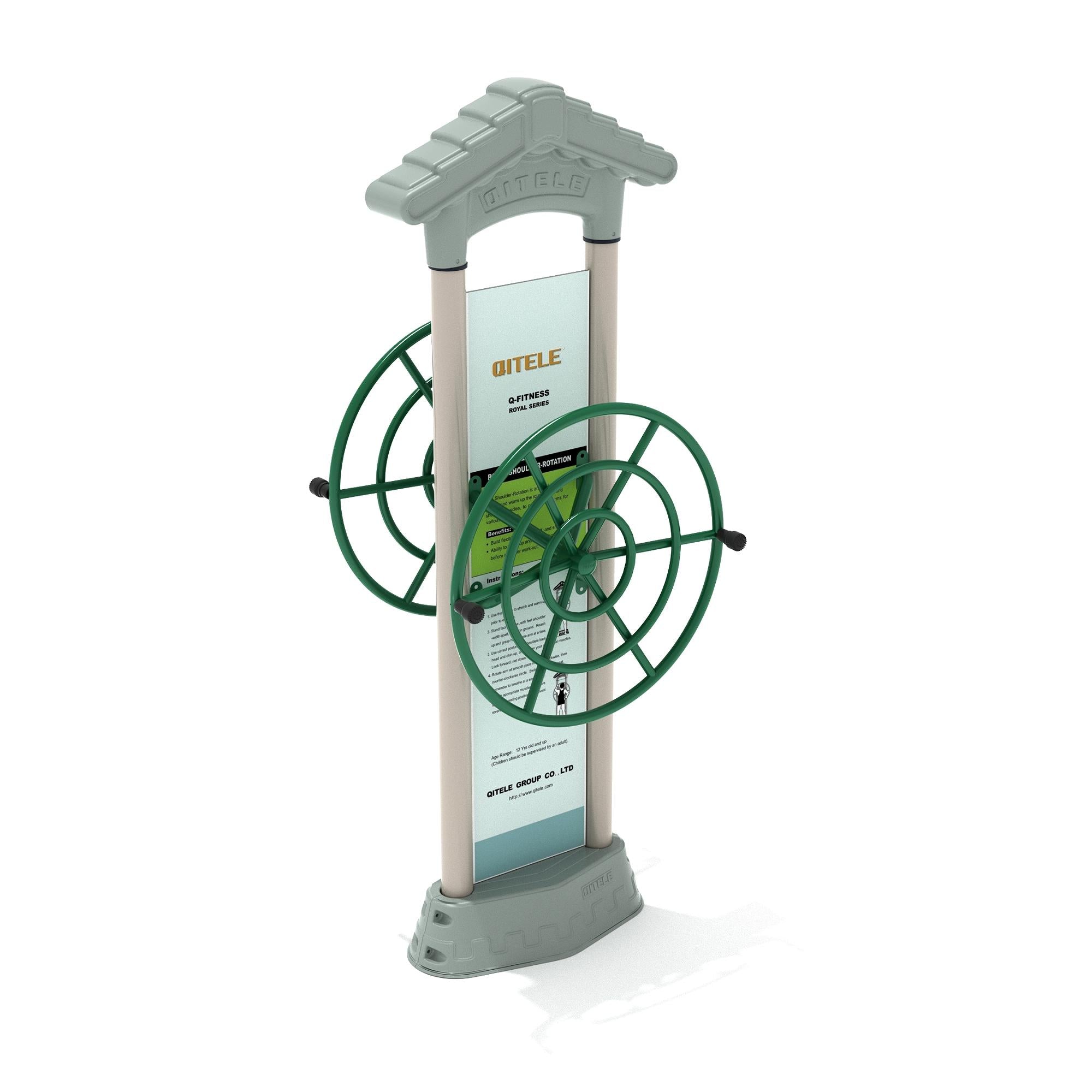 Shoulder Rotation: Royal Double Station commercial playground equipment