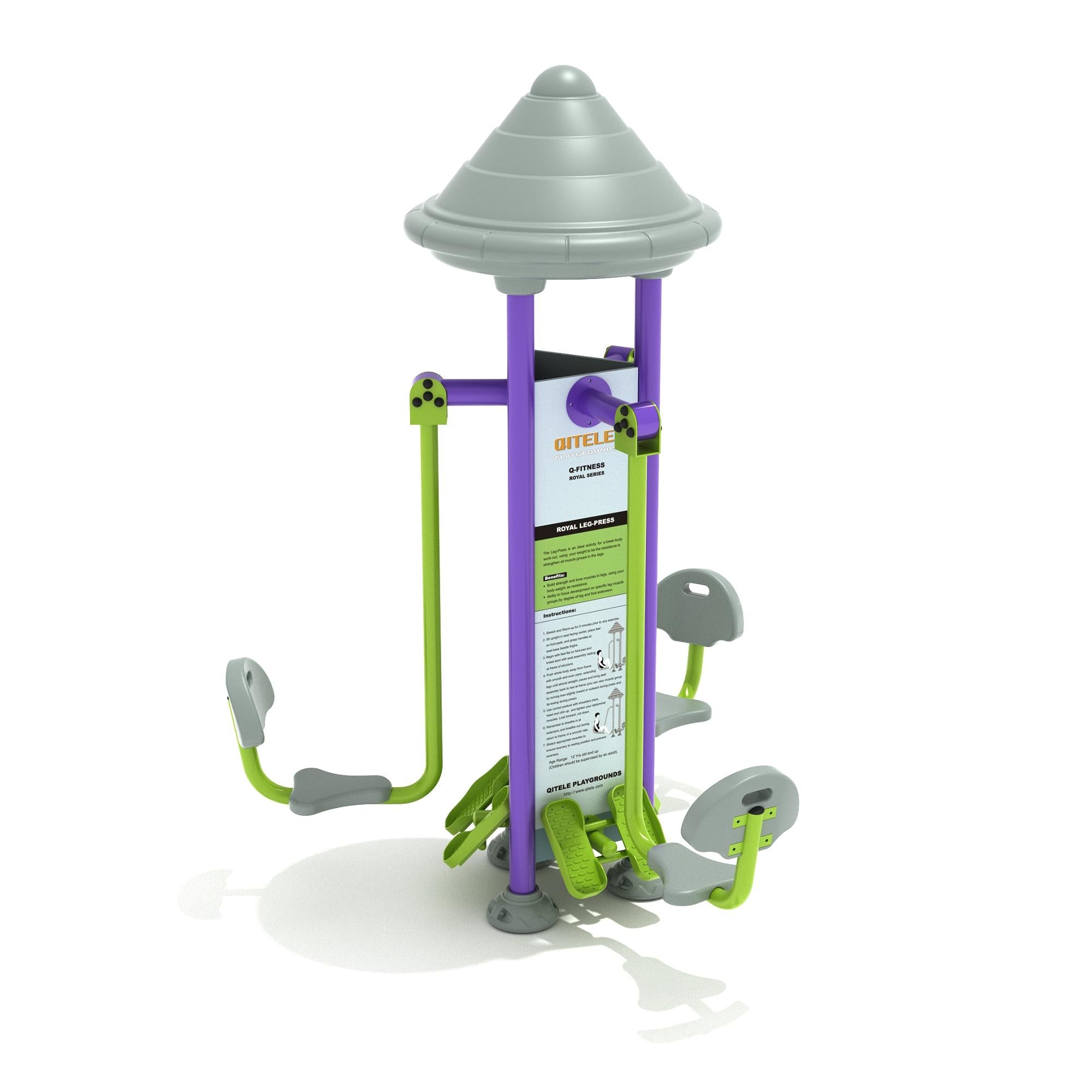 Leg Press: Royal Triple Station commercial playground equipment