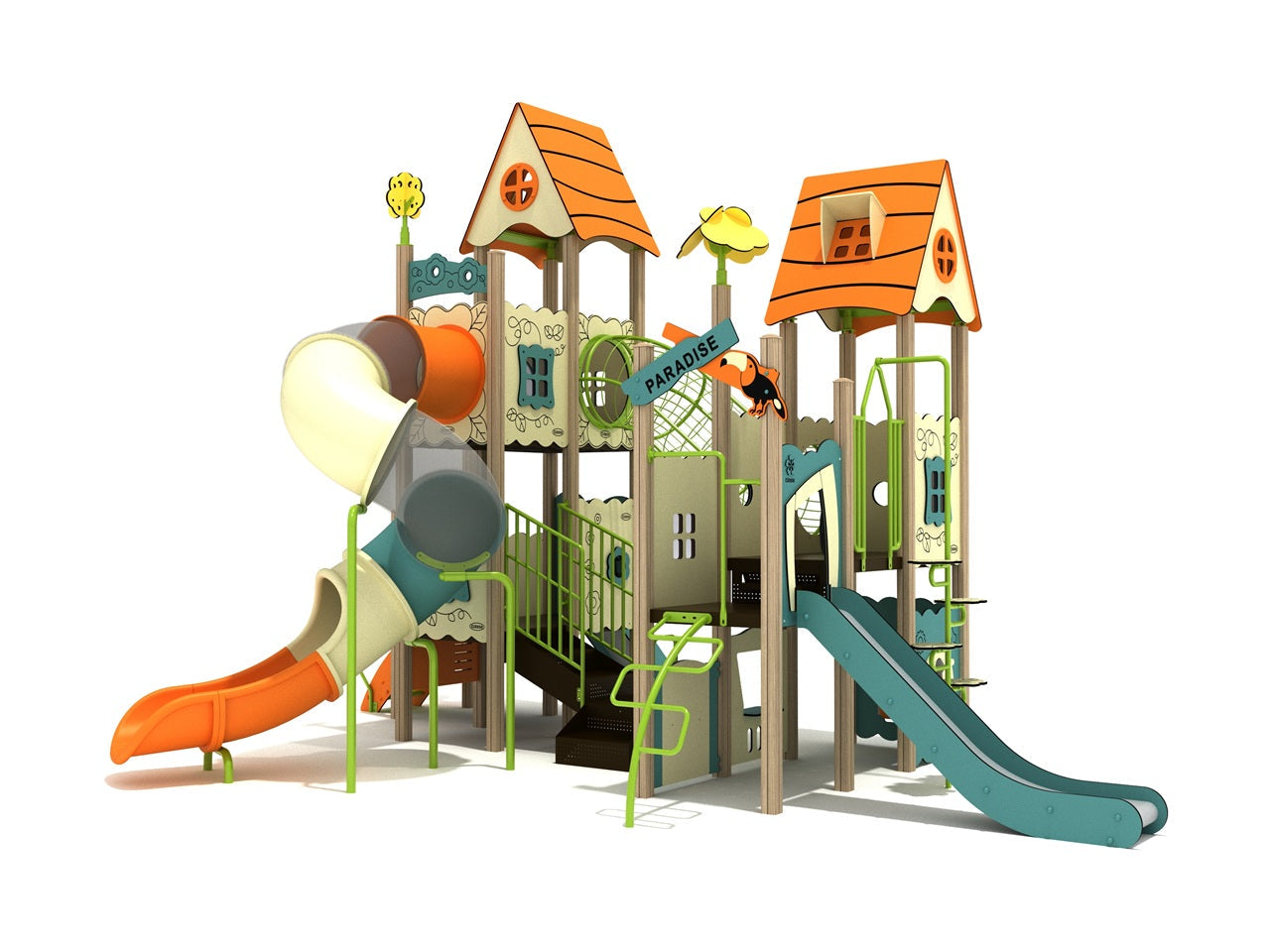 Red Mulberry Canopy Quest commercial playground