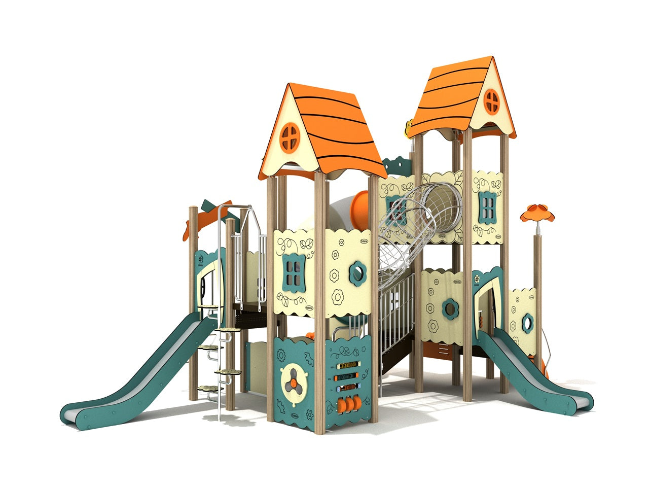 Red Mulberry Canopy Quest commercial playground