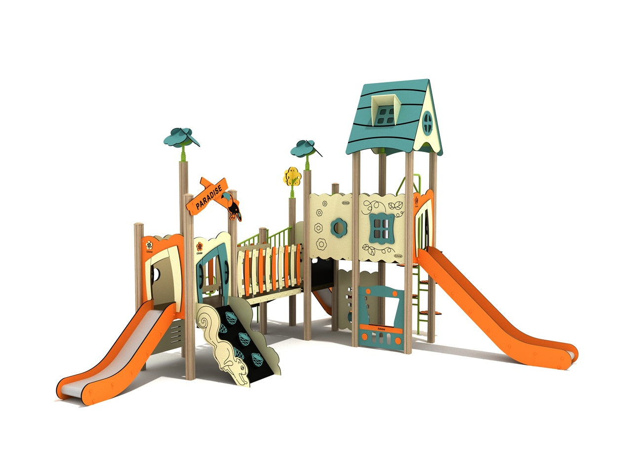 Iron Oak Canopy Quest commercial playground