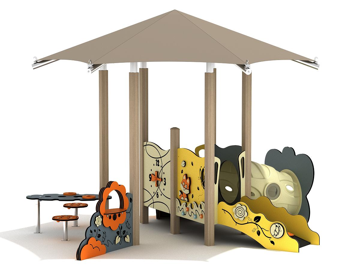 Lilac Canopy Mini commercial playground