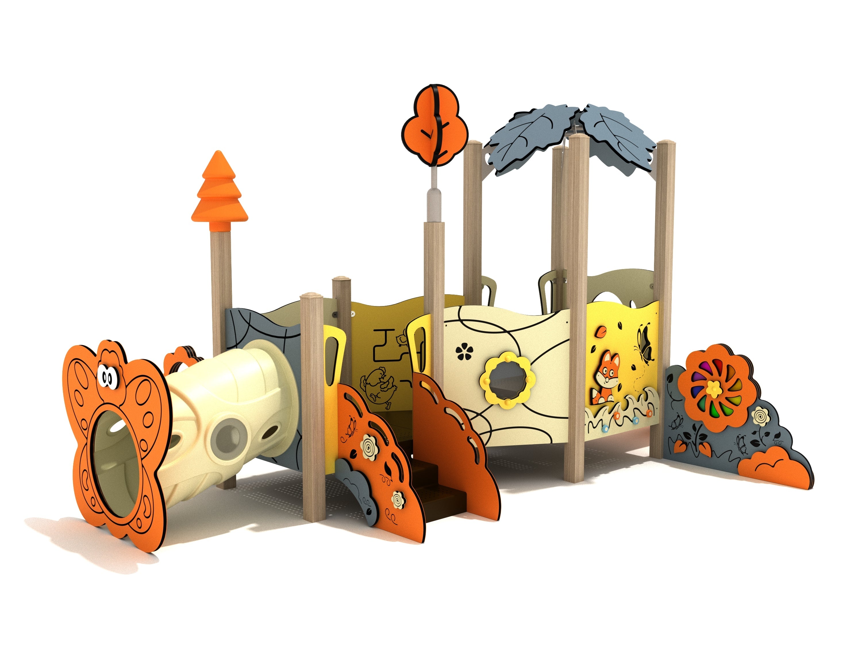 Peony Canopy Mini commercial playground