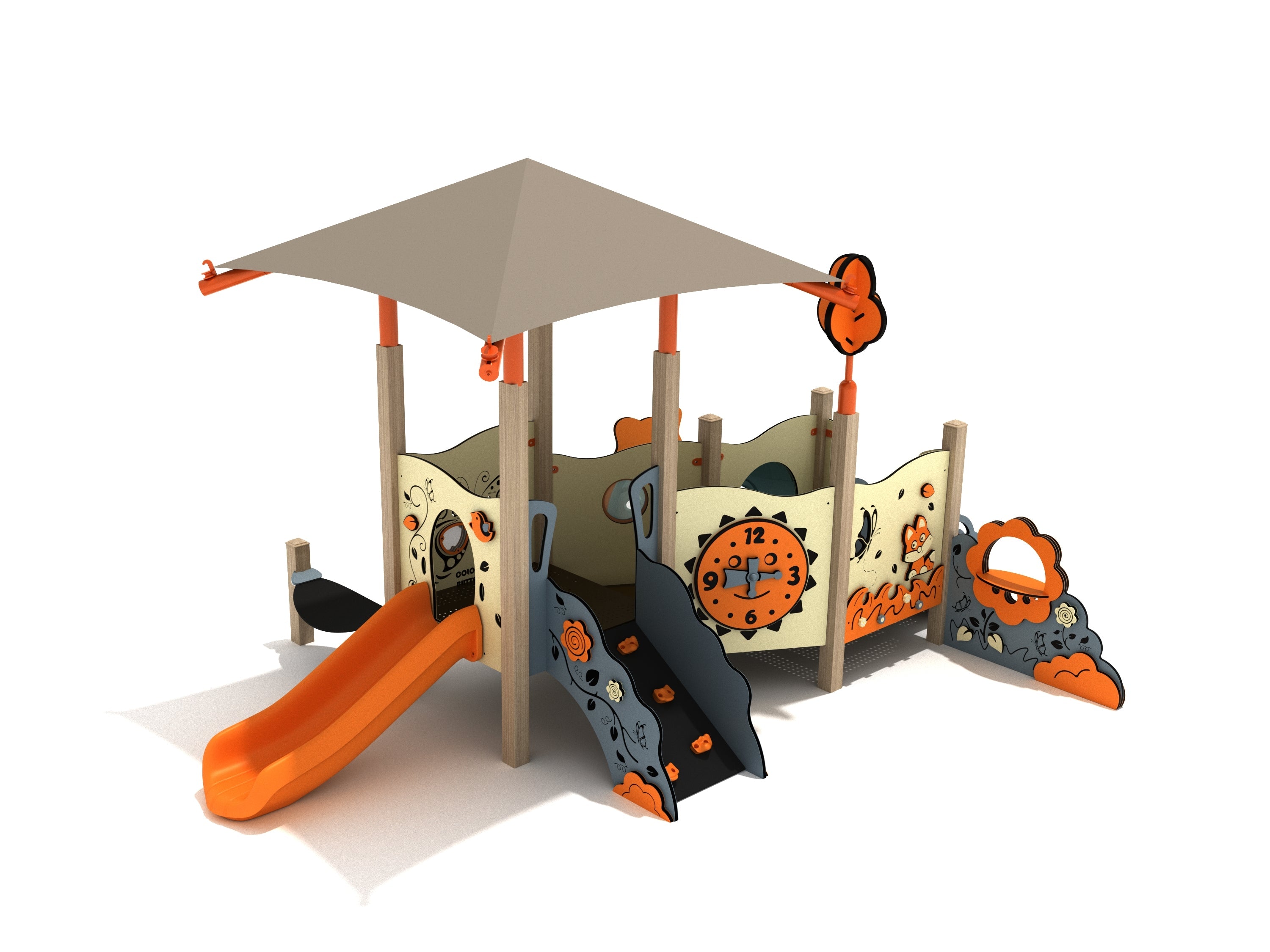Fuchsia Canopy Mini commercial playground