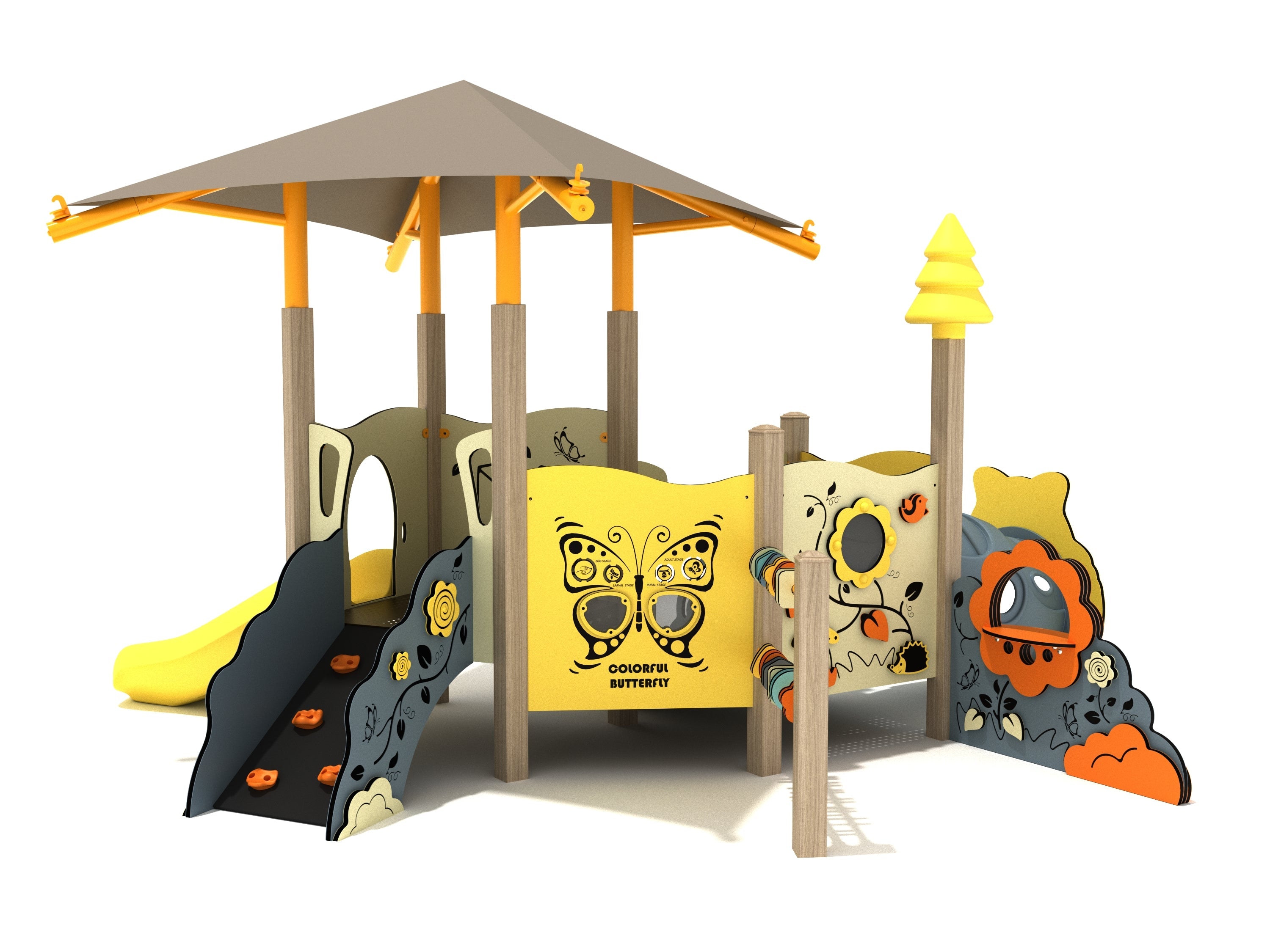 Periwinkle Canopy Mini commercial playground
