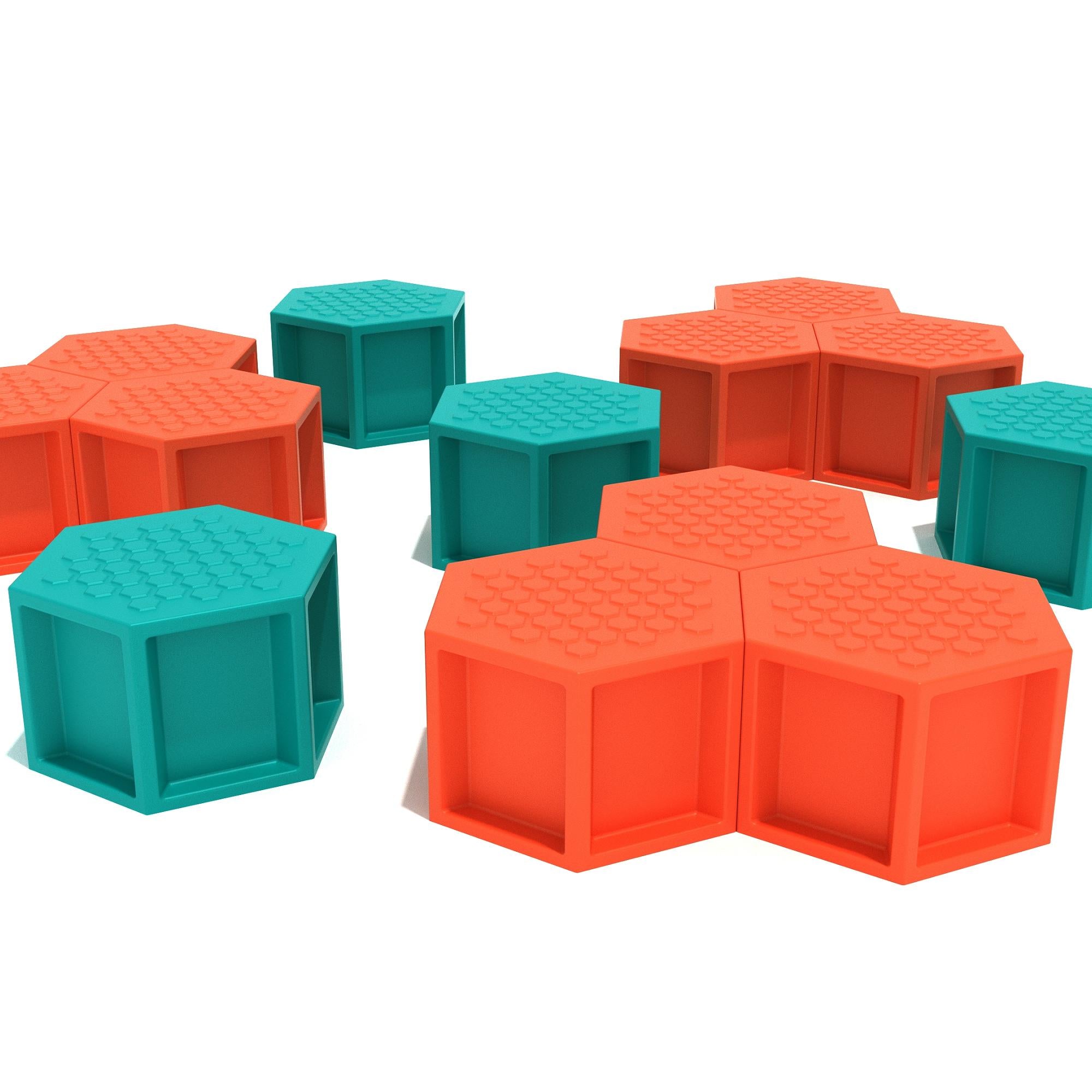 Intermediate Honeycomb Climber commercial playground equipment