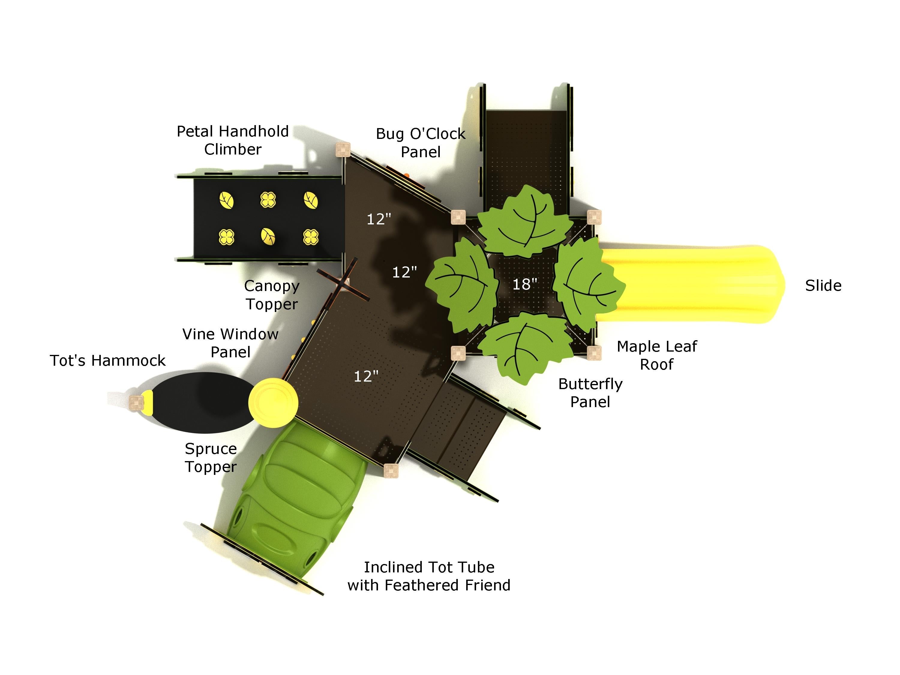 Forsythia Canopy Mini commercial playground